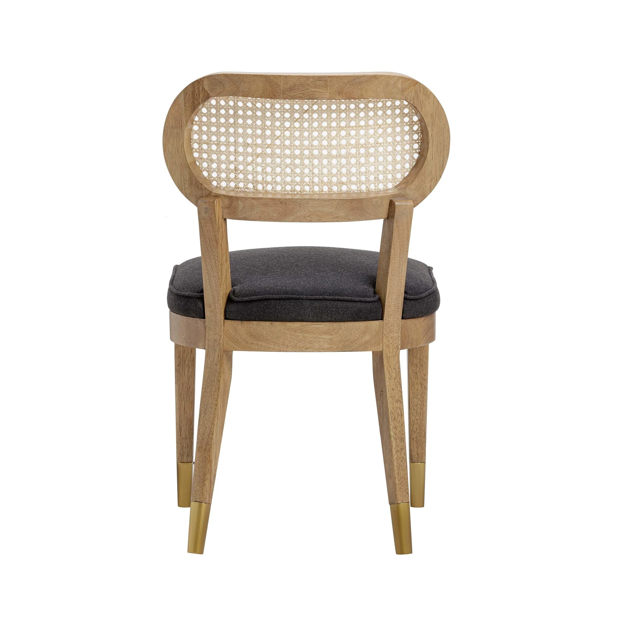 Cosette Black Performance Linen Dining Chair - Image 4