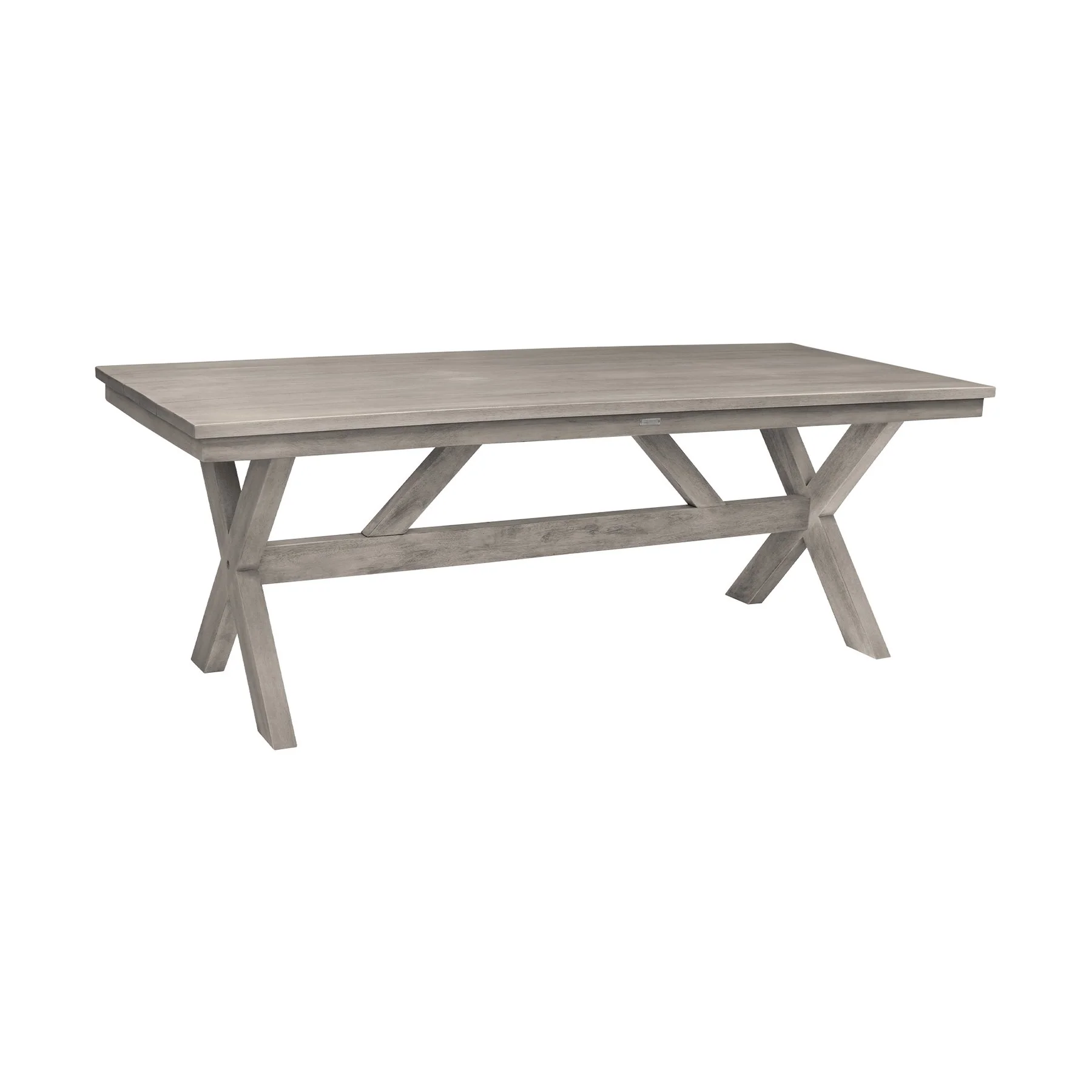 Costa 7-Piece Patio Outdoor Dining Set with Arm Chairs in Gray Acacia Wood and Rope - Image 2