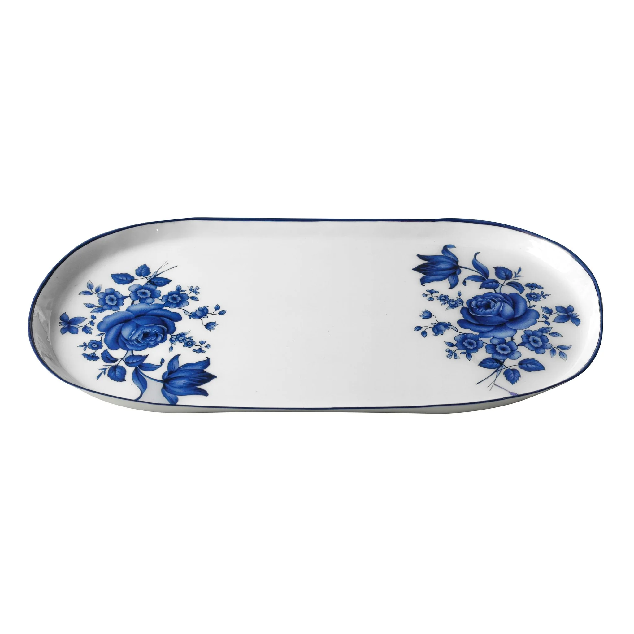 Cottage China Blue & White Serving Tray - Image 3
