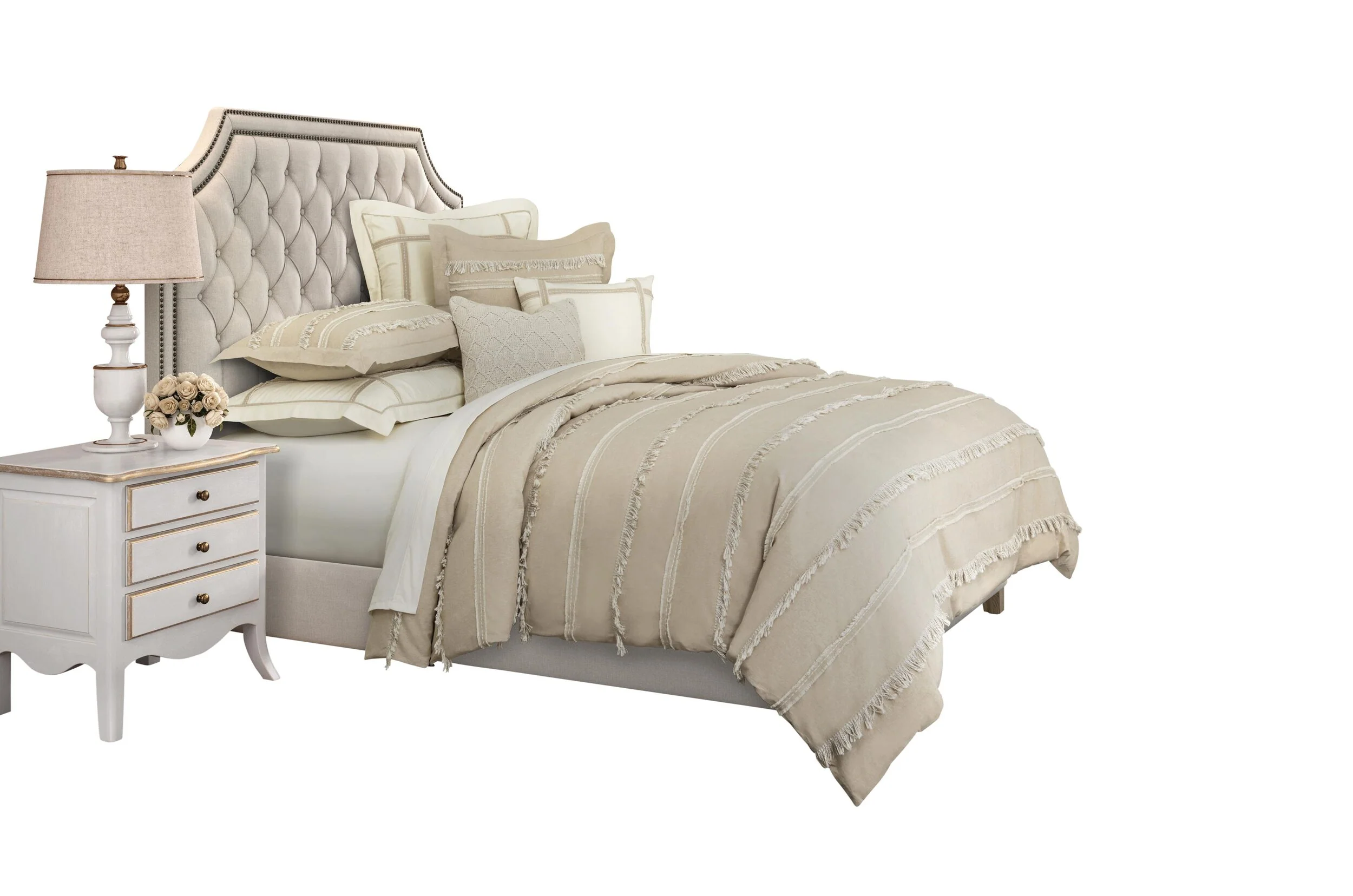Country Lane 7-Piece Queen Duvet Set - Toast - Image 2