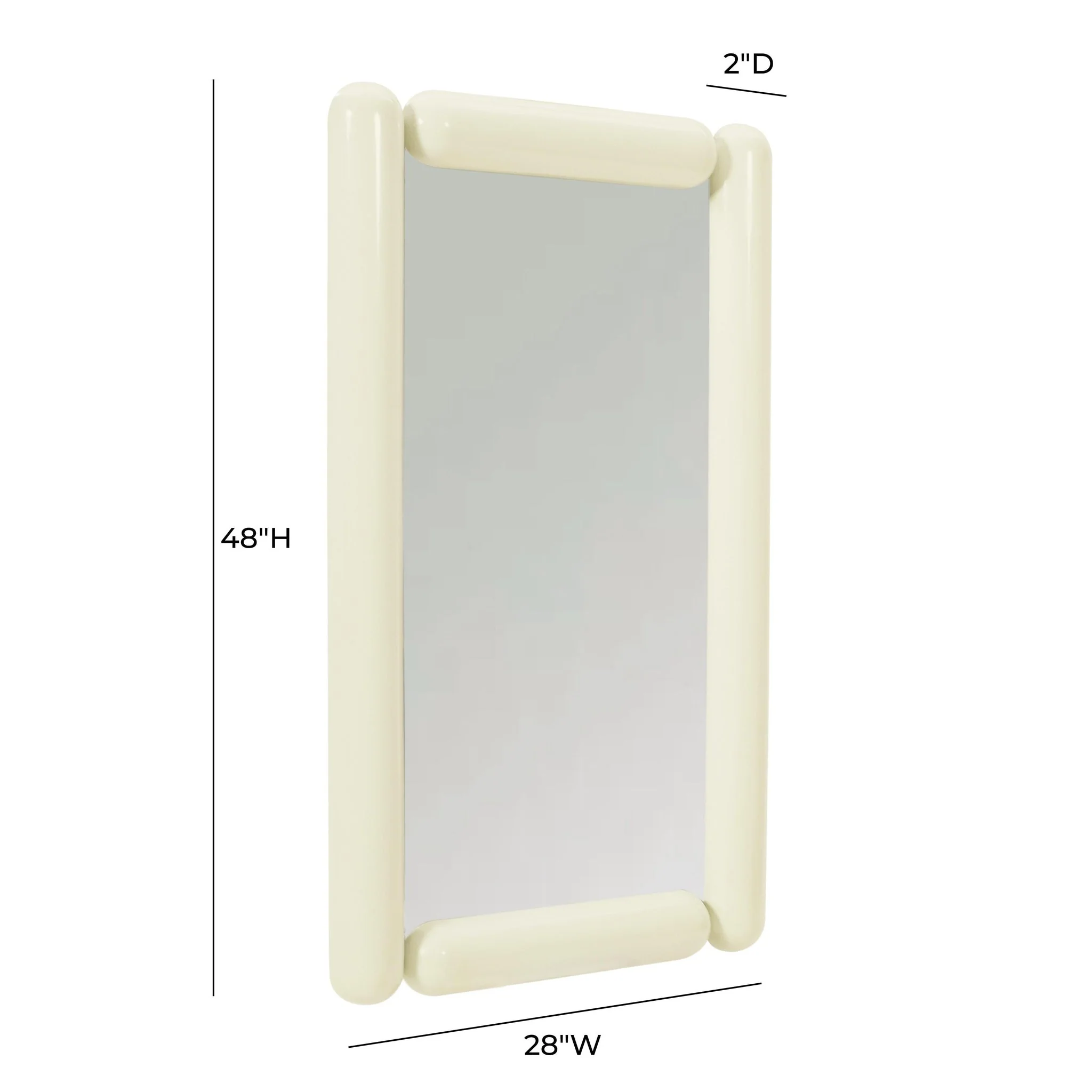 Cozzi Cream Wall Mirror - Image 7