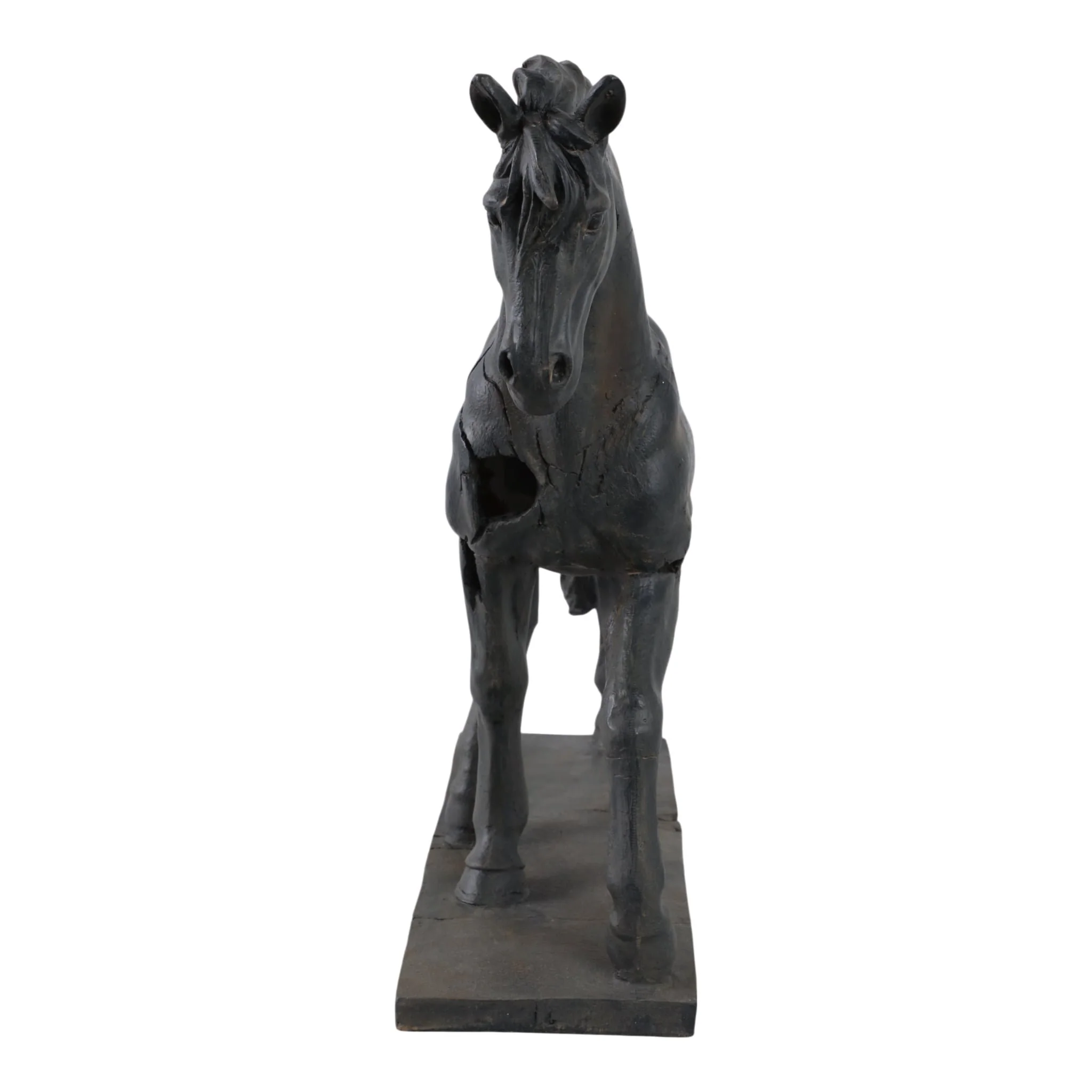 Cracked Horse Sculpture - Image 3