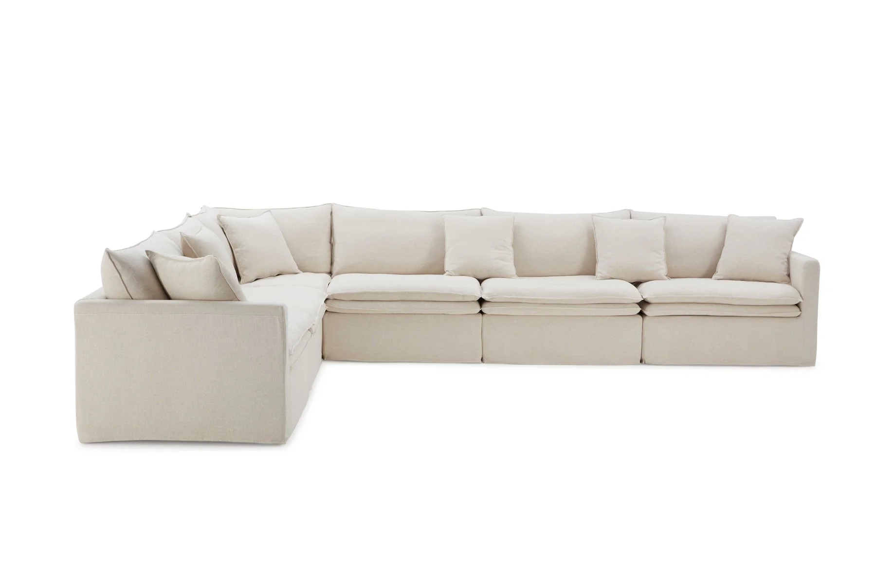 Crayford L-Sectional, Light Gray - Image 3