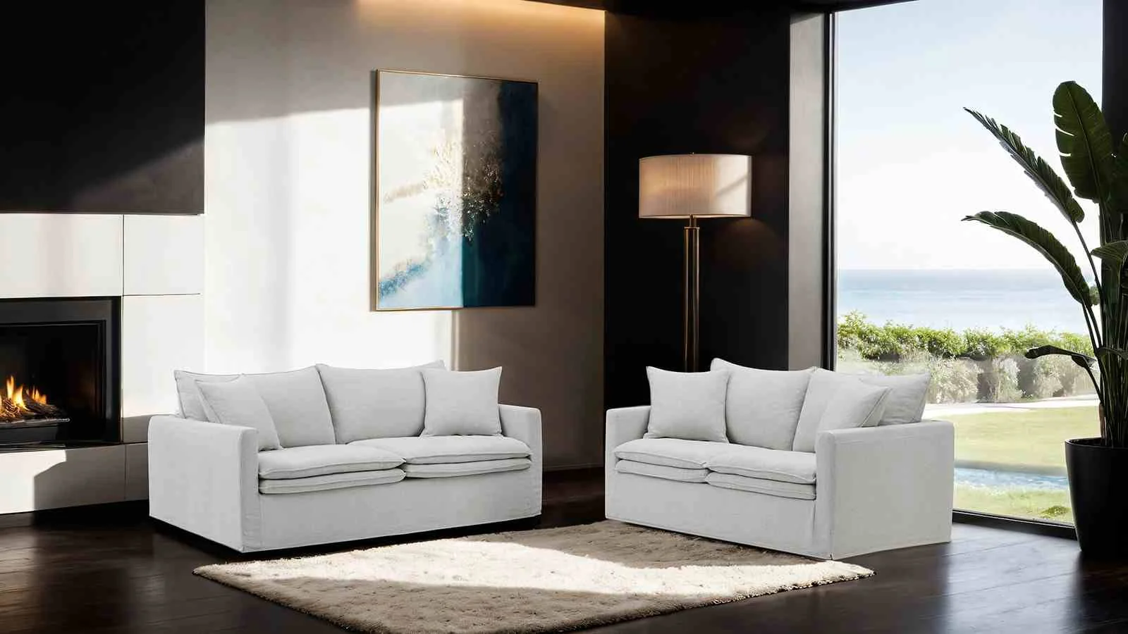 Crayford Sofa, Light Gray - Image 2