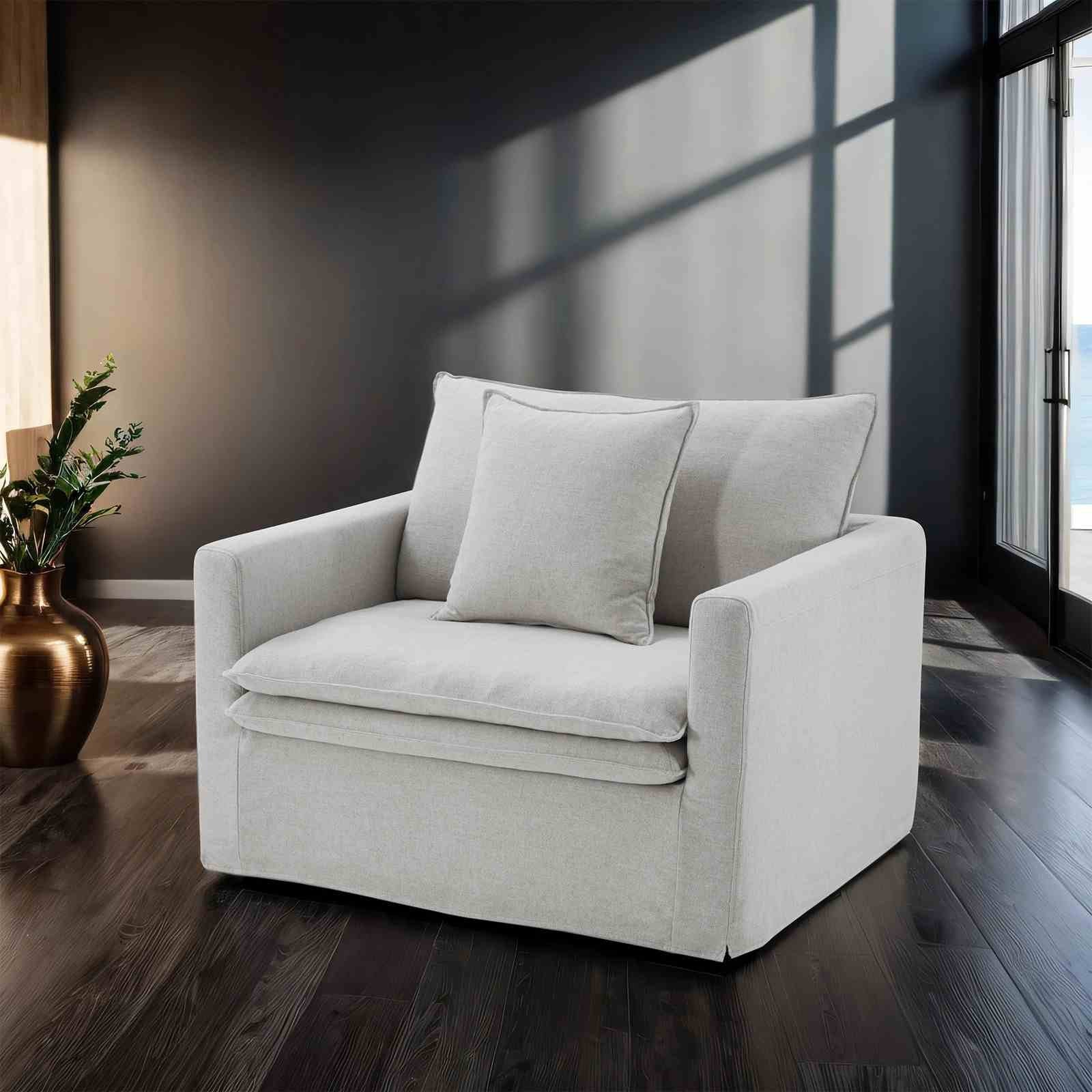 Crayford Sofa, Light Gray - Image 3