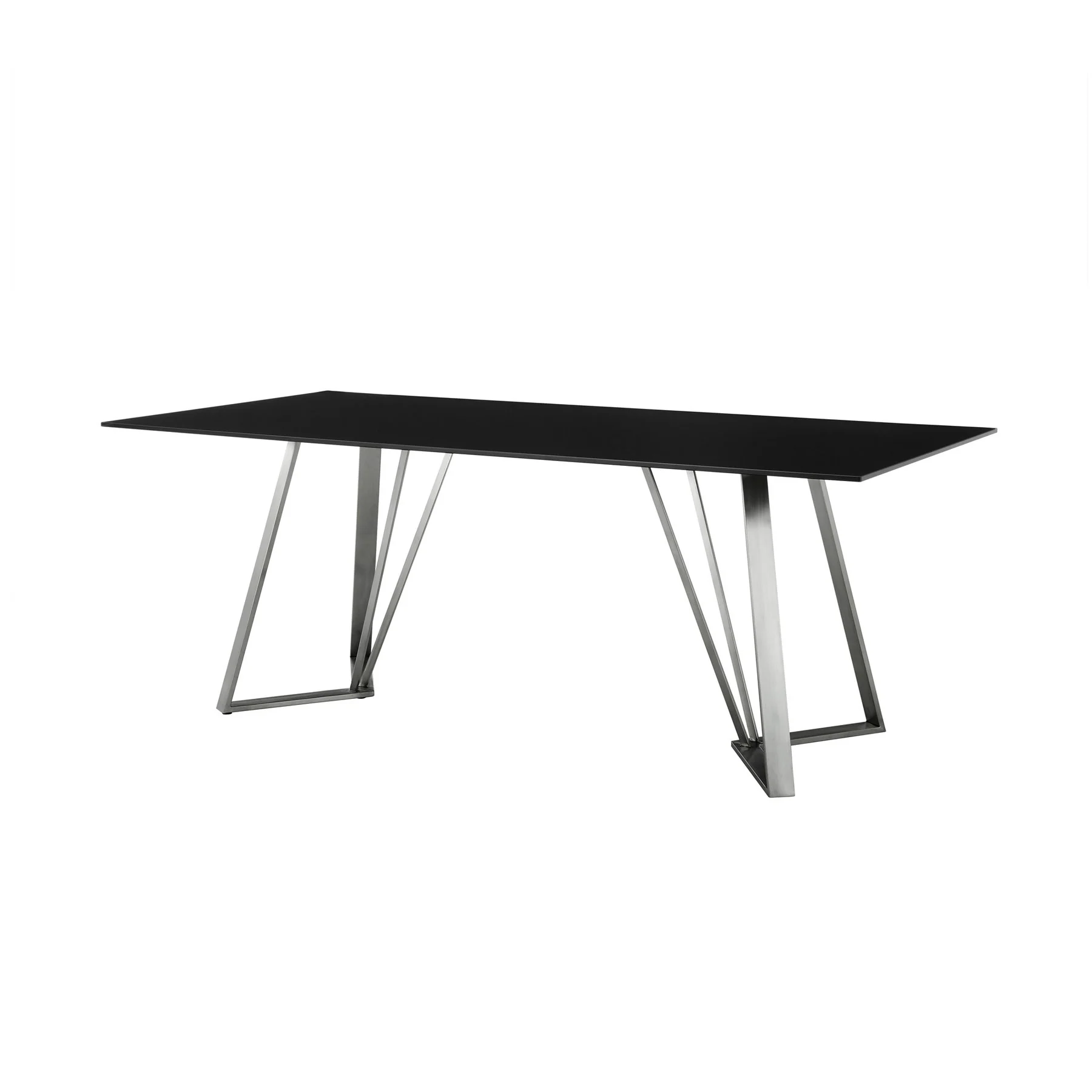Cressida and Skye Gray Fabric 7 Piece Rectangular Dining Set - Image 4