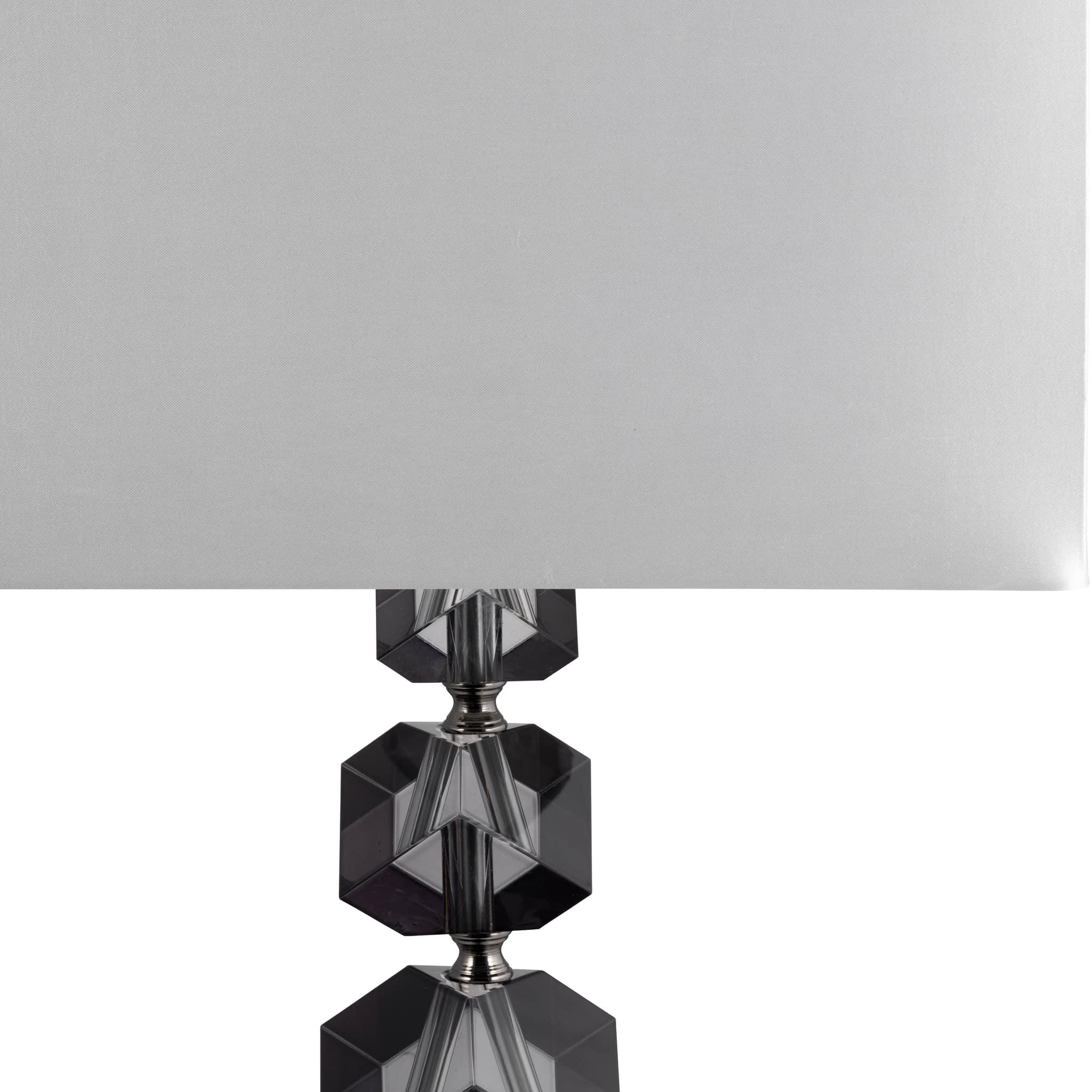 Crystal, 23" Geo Table Lamp, Black - Image 7