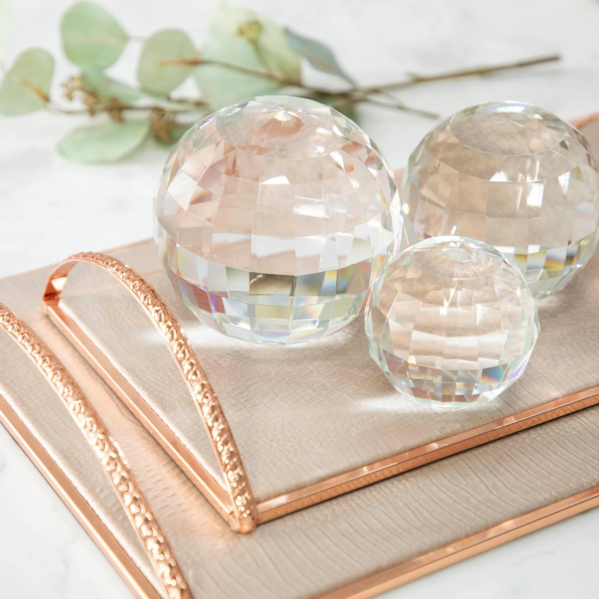 Crystal 4" Orb, Clear - Image 5
