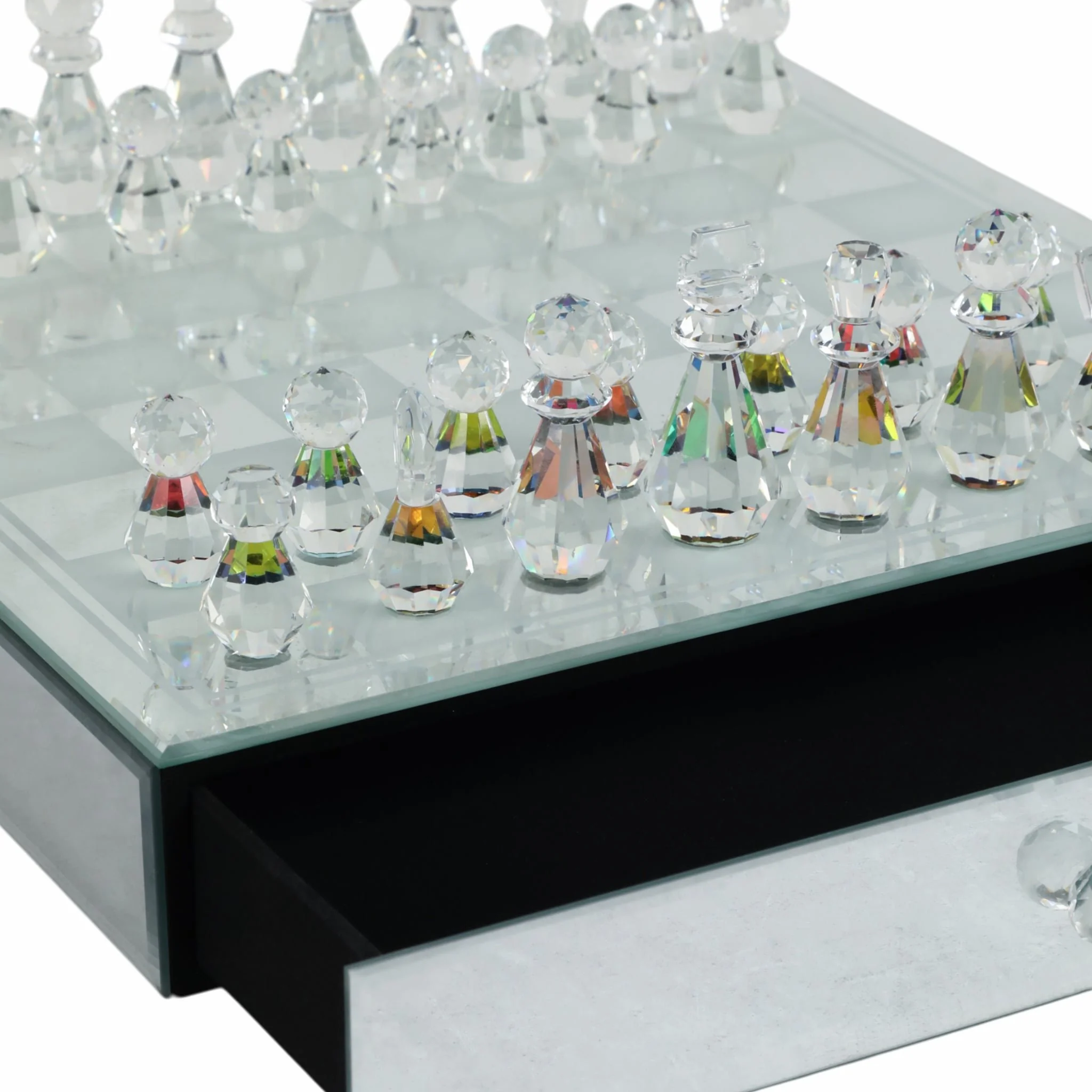 Crystal / Mirrored Chess Set,silver - Image 6