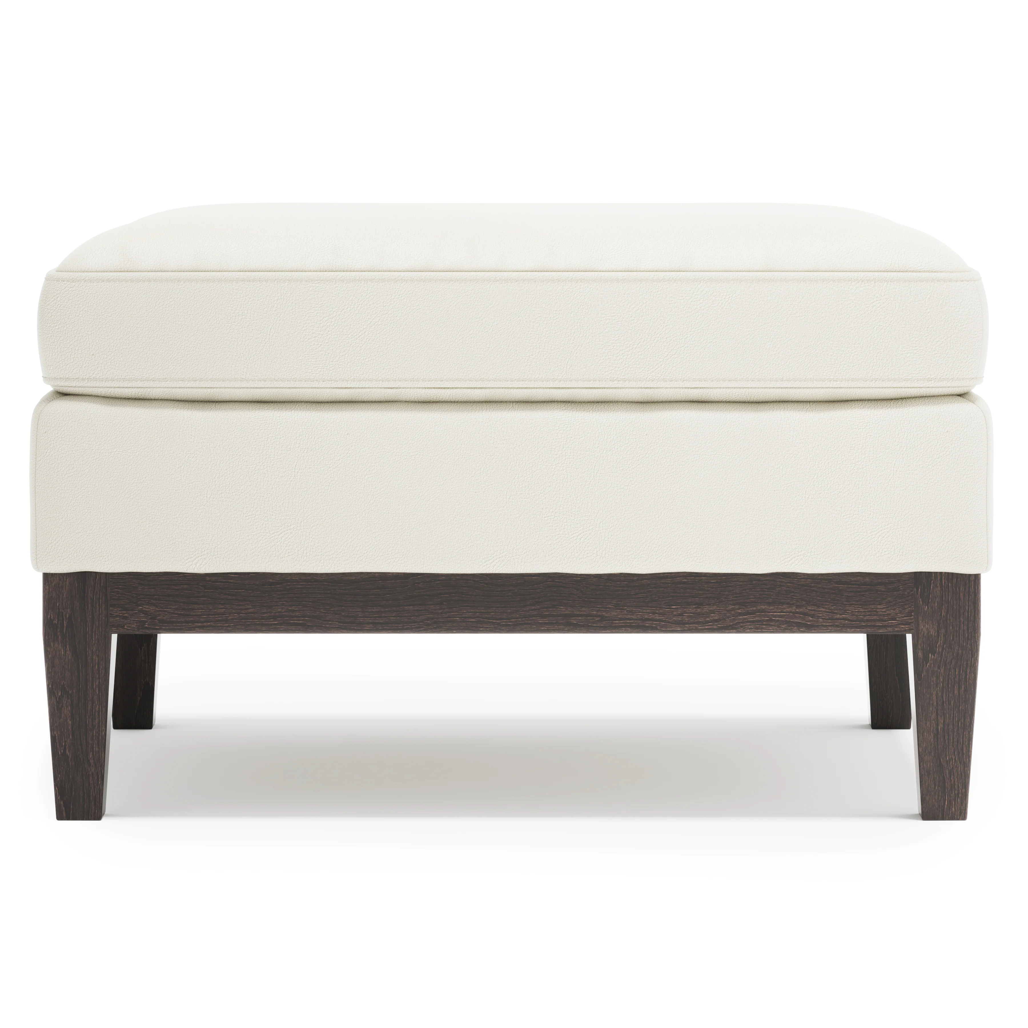 Cumberland Leather Ottoman - Image 4