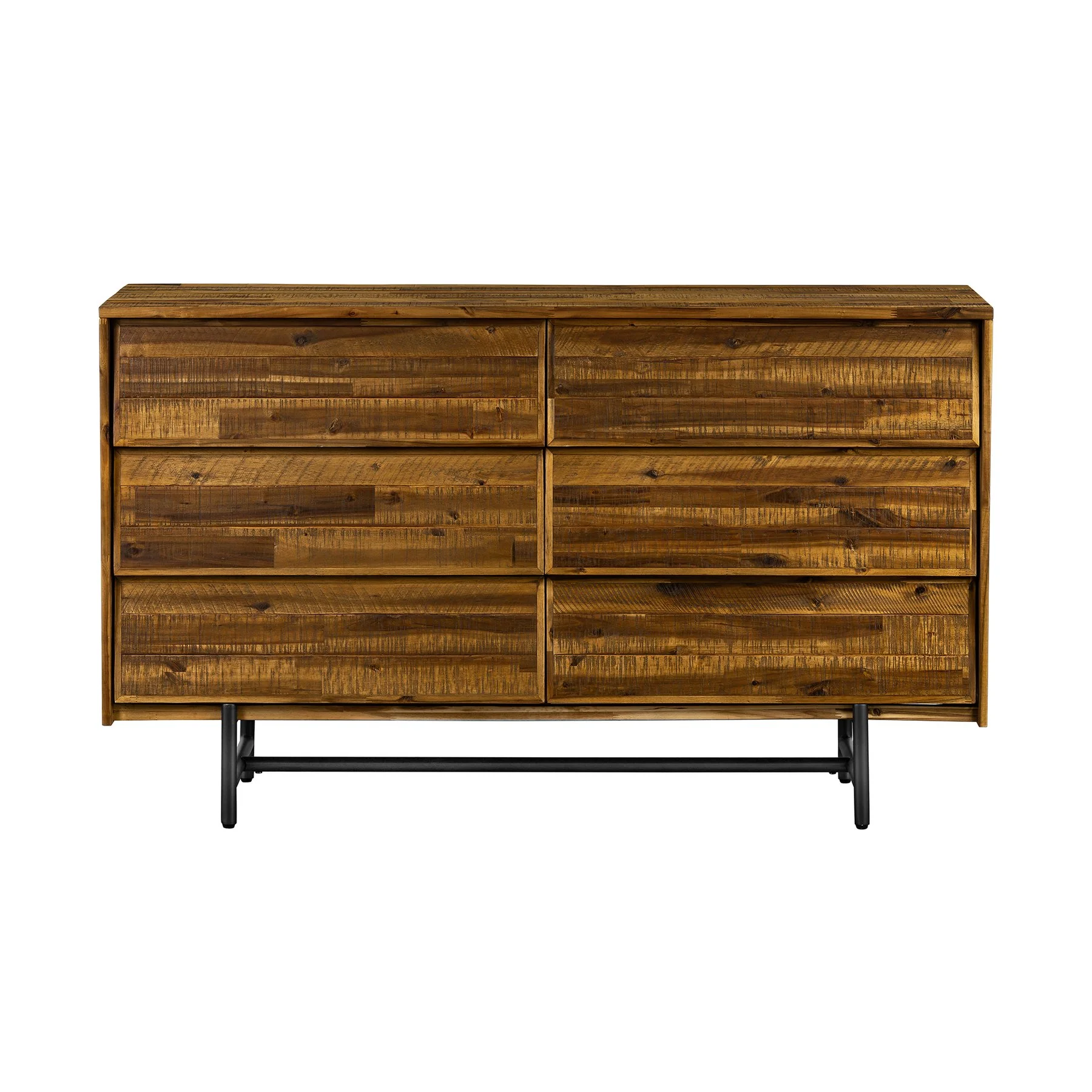 Cusco 4 Piece Acacia Queen Bedroom Set with Dresser and Nightstands - Image 4