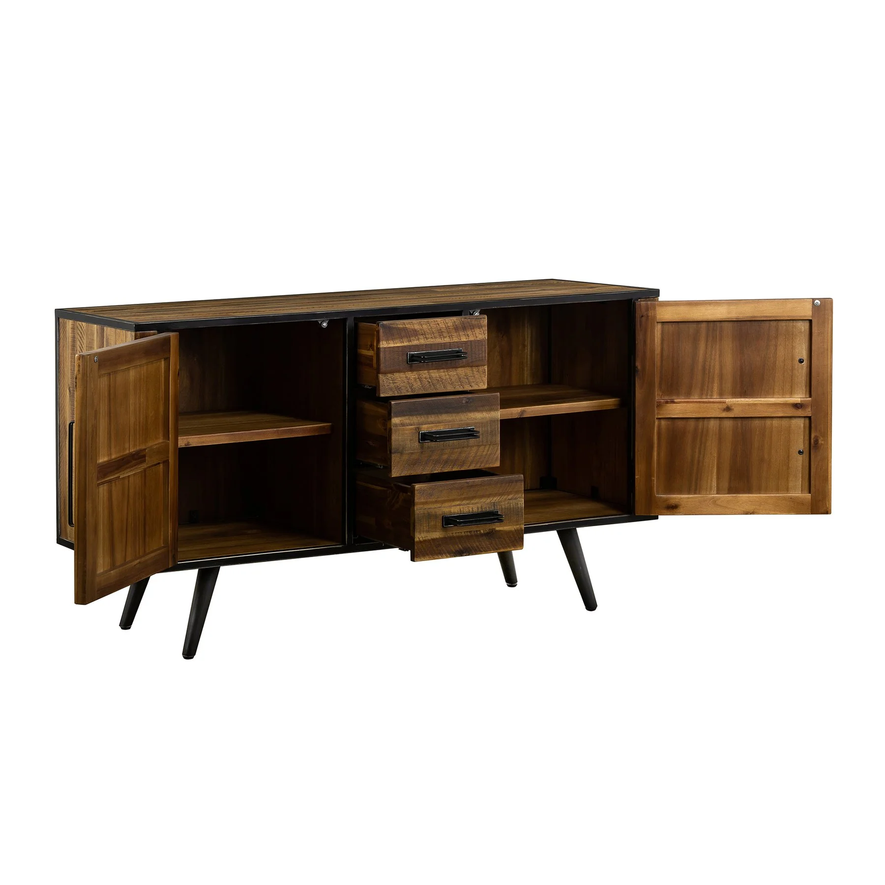 Cusco Acacia Rustic Buffet Cabinet - Image 3