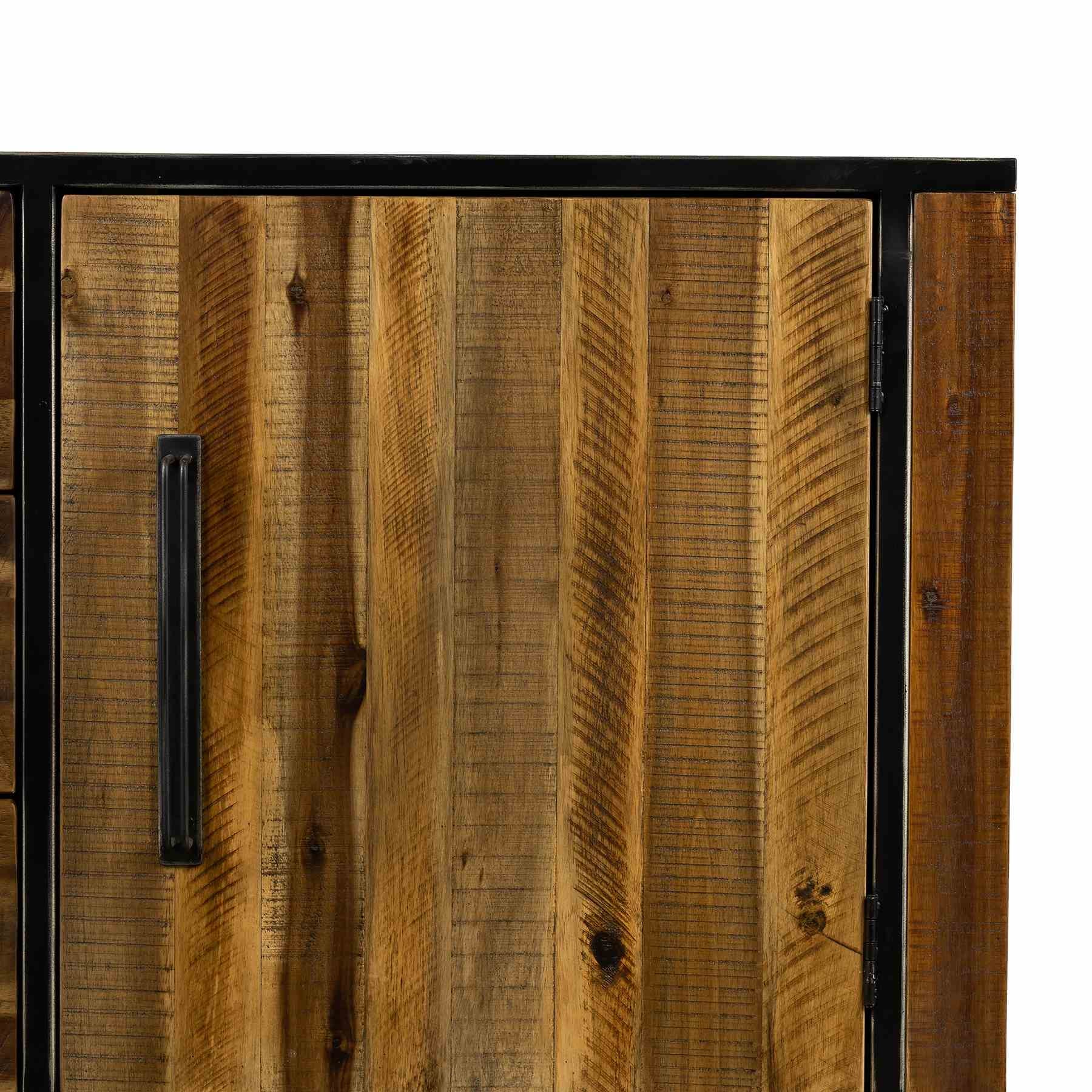 Cusco Acacia Rustic Buffet Cabinet - Image 6