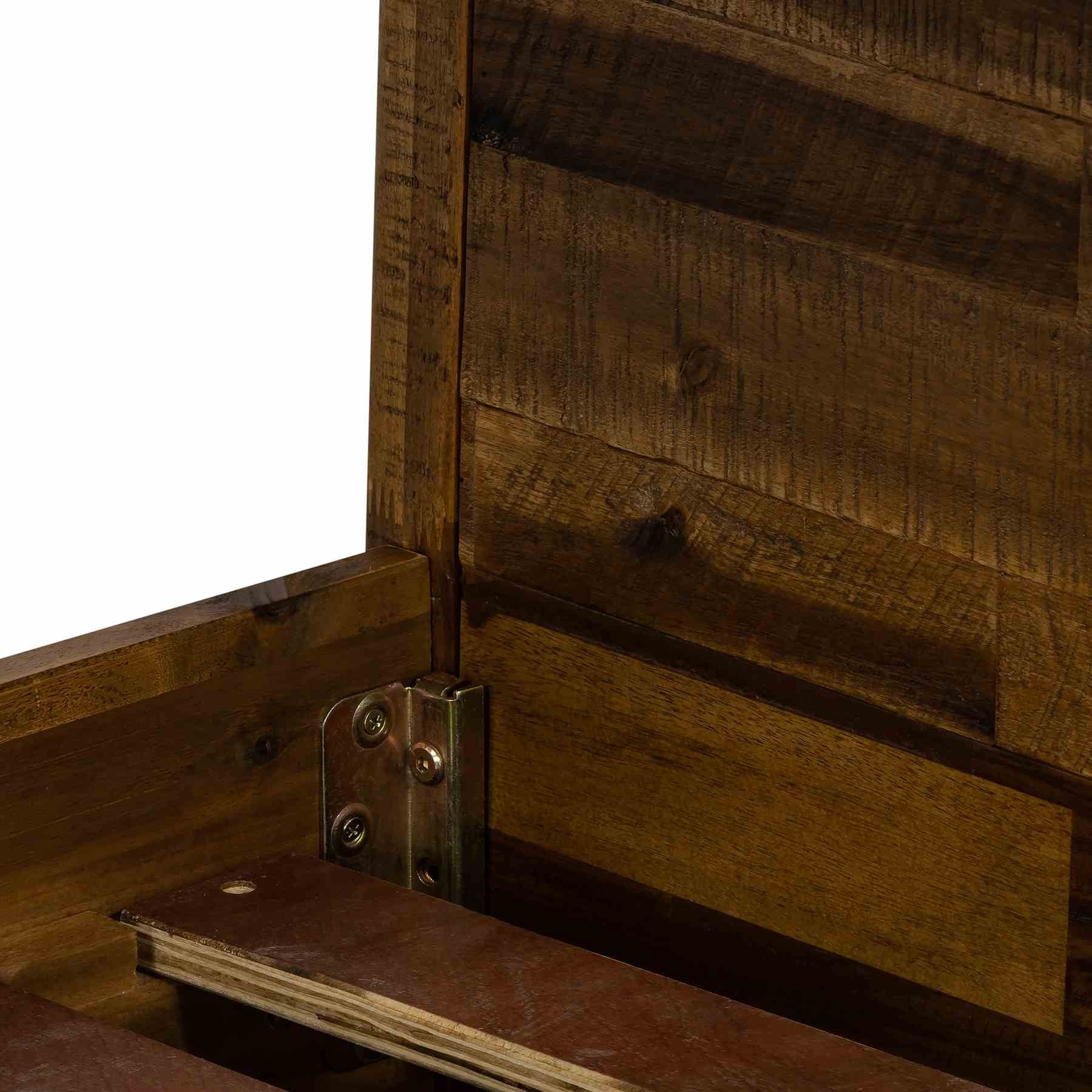 Cusco Rustic Acacia Platform King Bed - Image 9