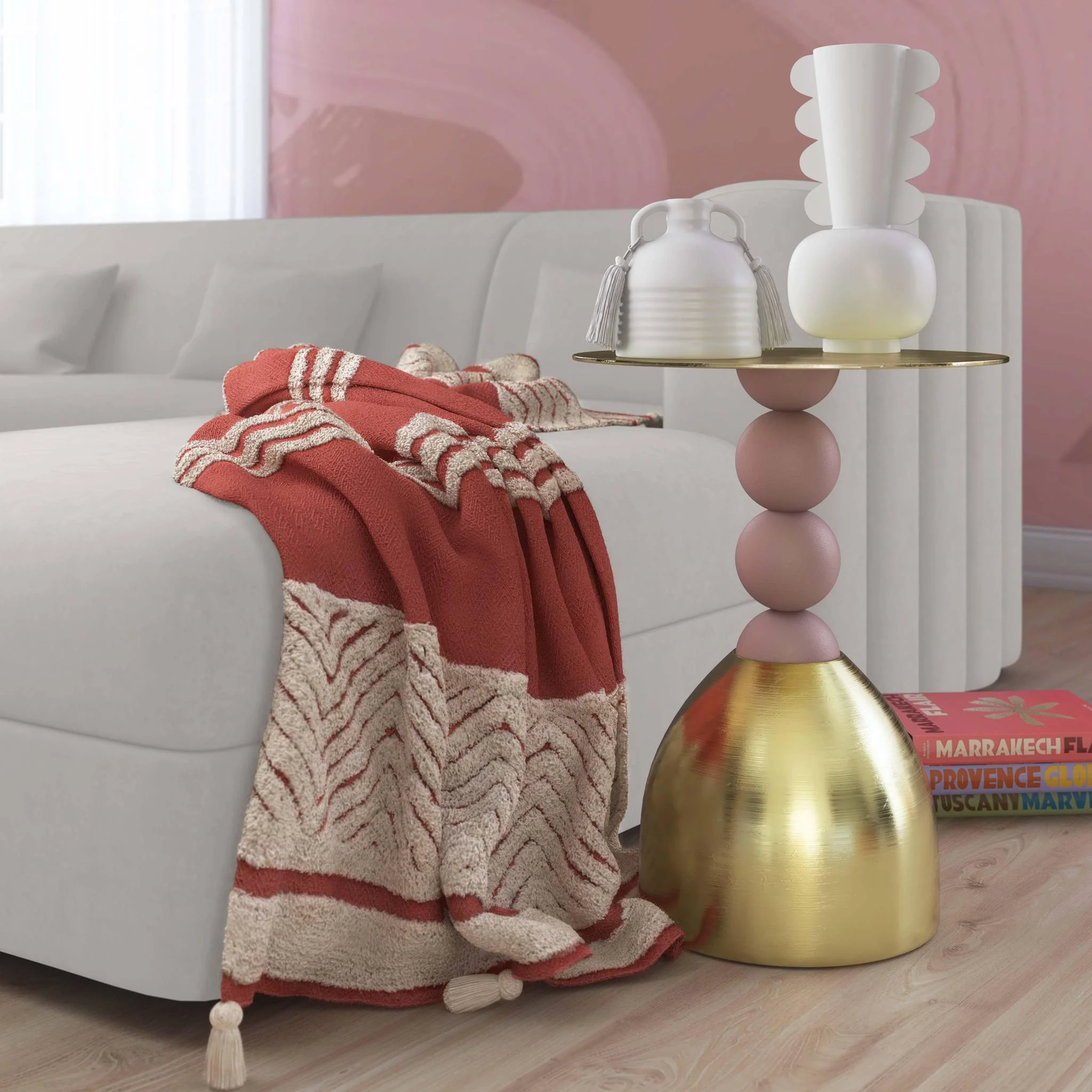 Daleyza Gold Side Table - Image 2