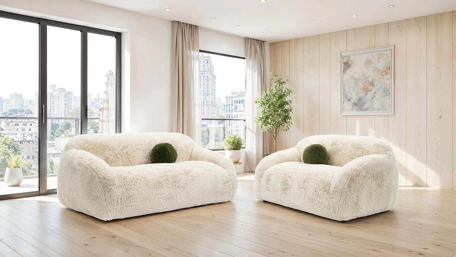 Darwen Loveseat, Sand - Image 2