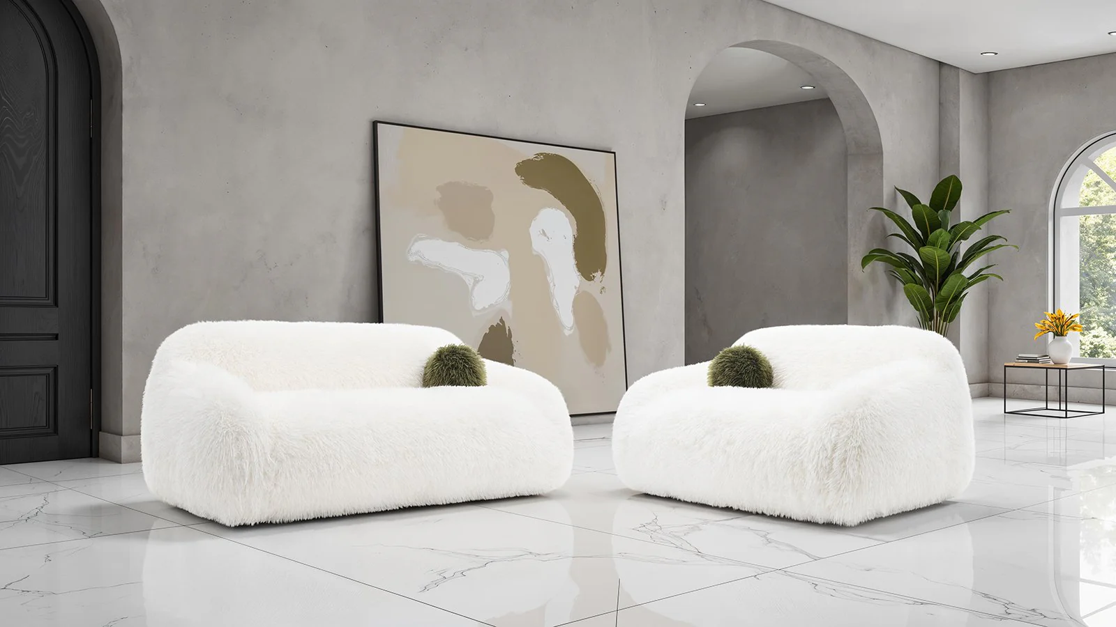 Darwen Sofa, White - Image 2