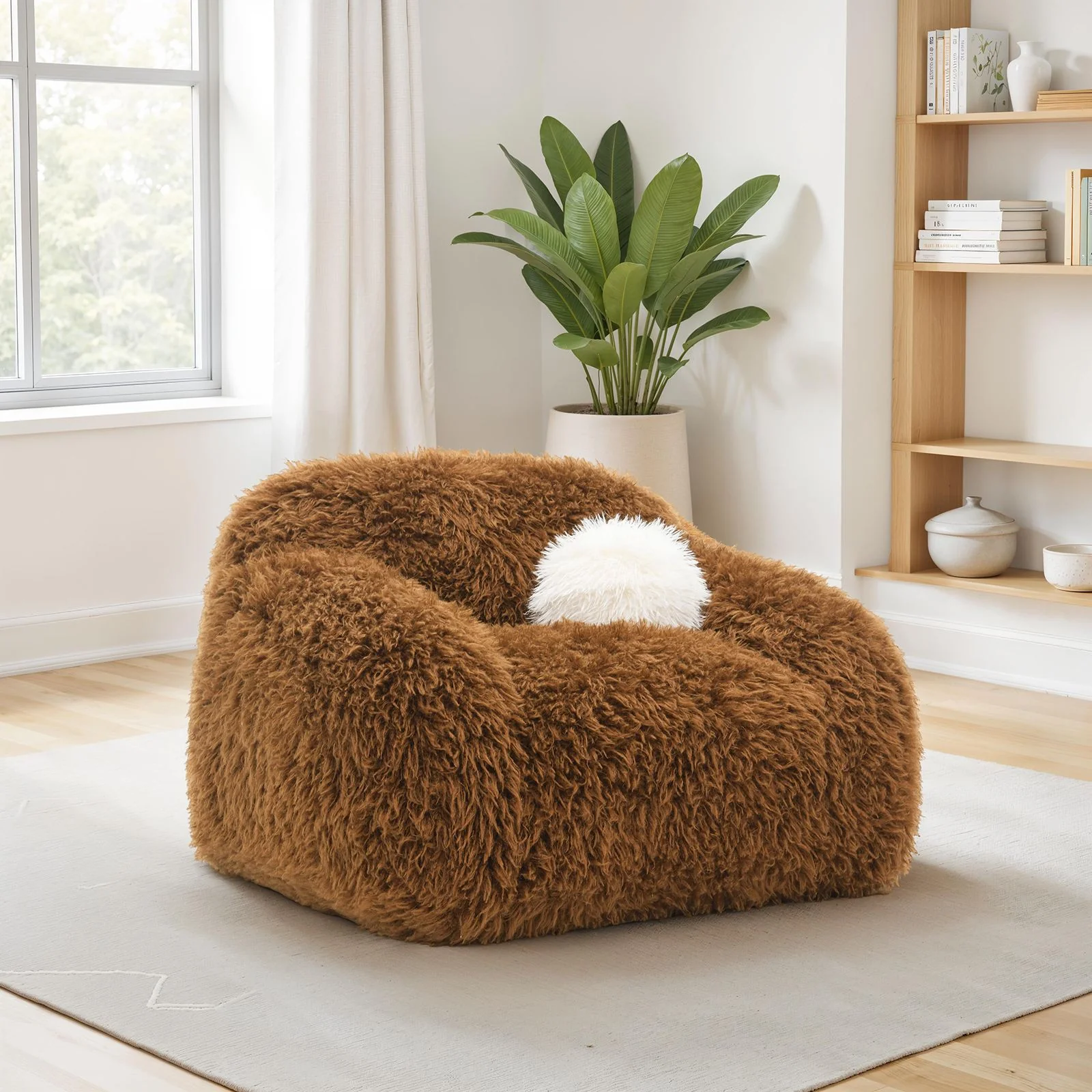 Darwen Swivel Chair, Camel Brown - Image 2