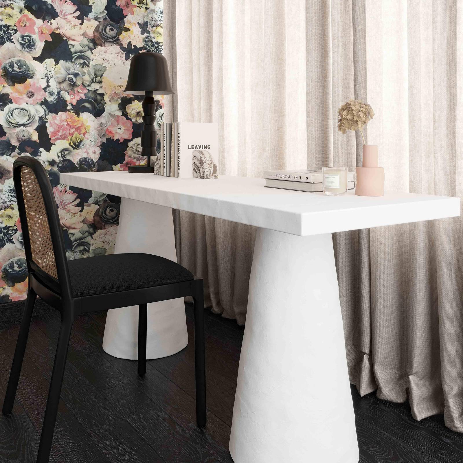 Dayana Plaster Desk - Image 2