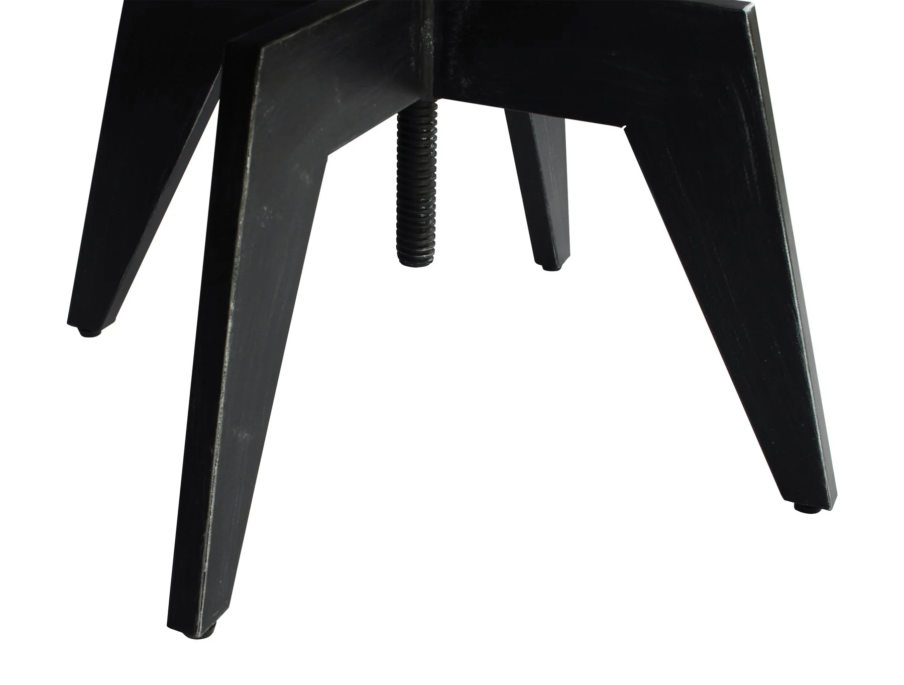 Dayton Industrial Coffee Table in Industrial Gray and Pine Wood Top - Image 4