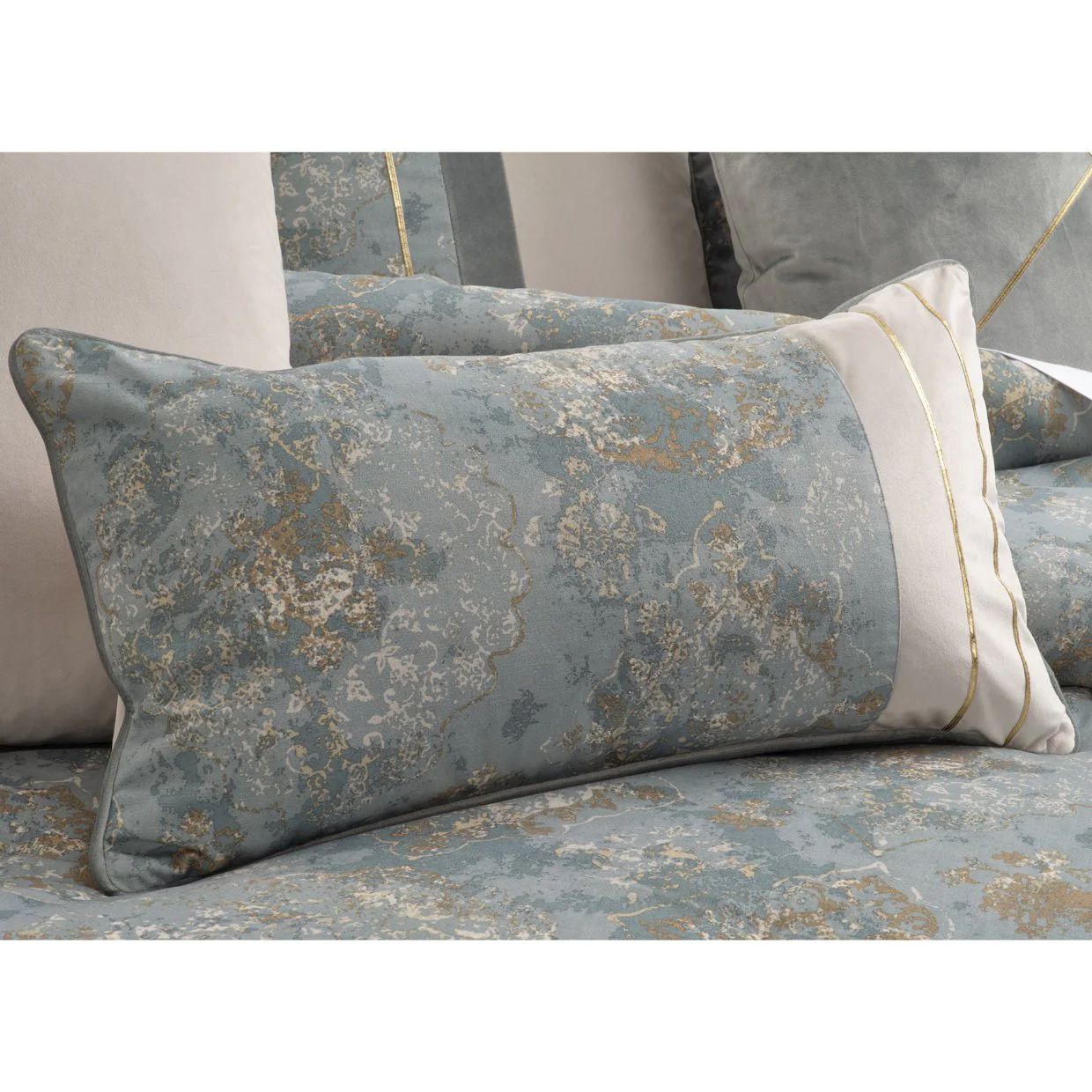 Debonair 10-Piece King Comforter Set - Mist - Image 3