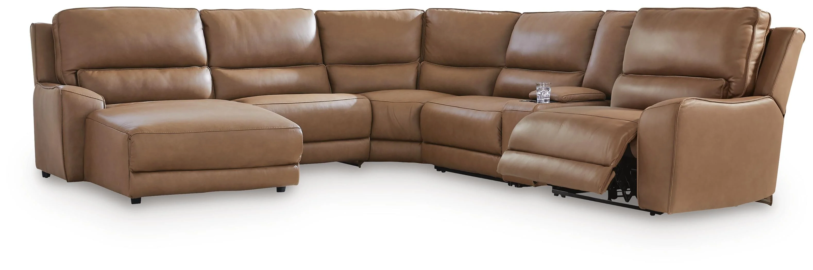 DeepWakes Power Reclining Sectional with Chaise - Image 130