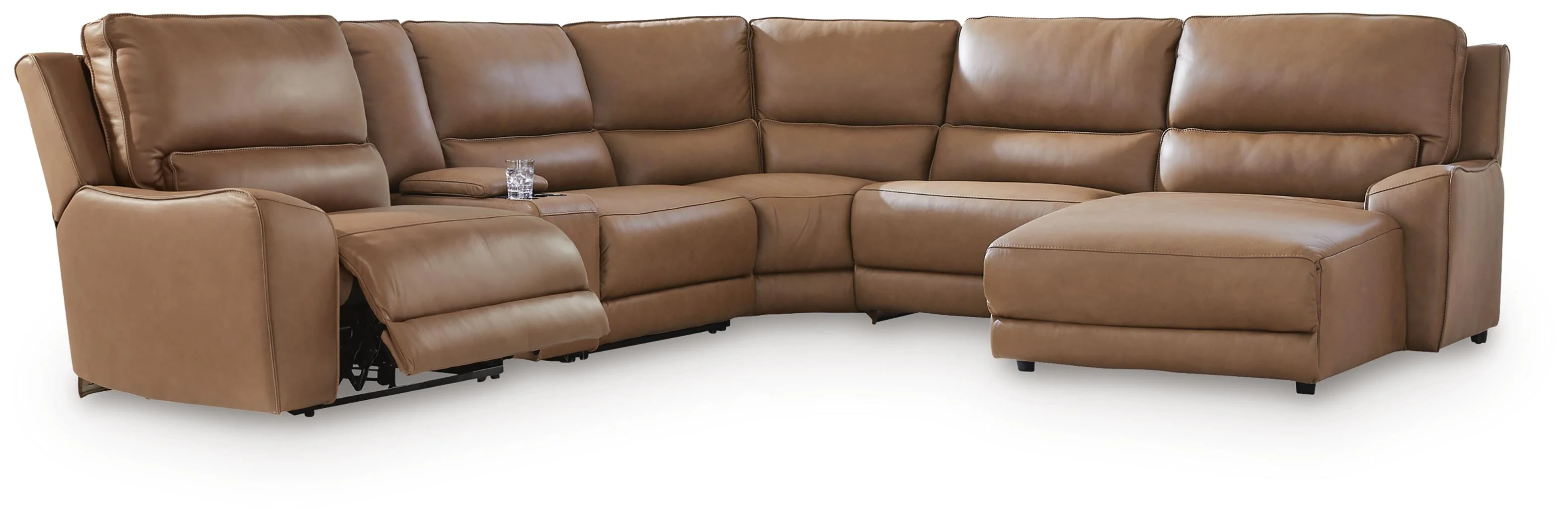 DeepWakes Power Reclining Sectional with Chaise - Image 154