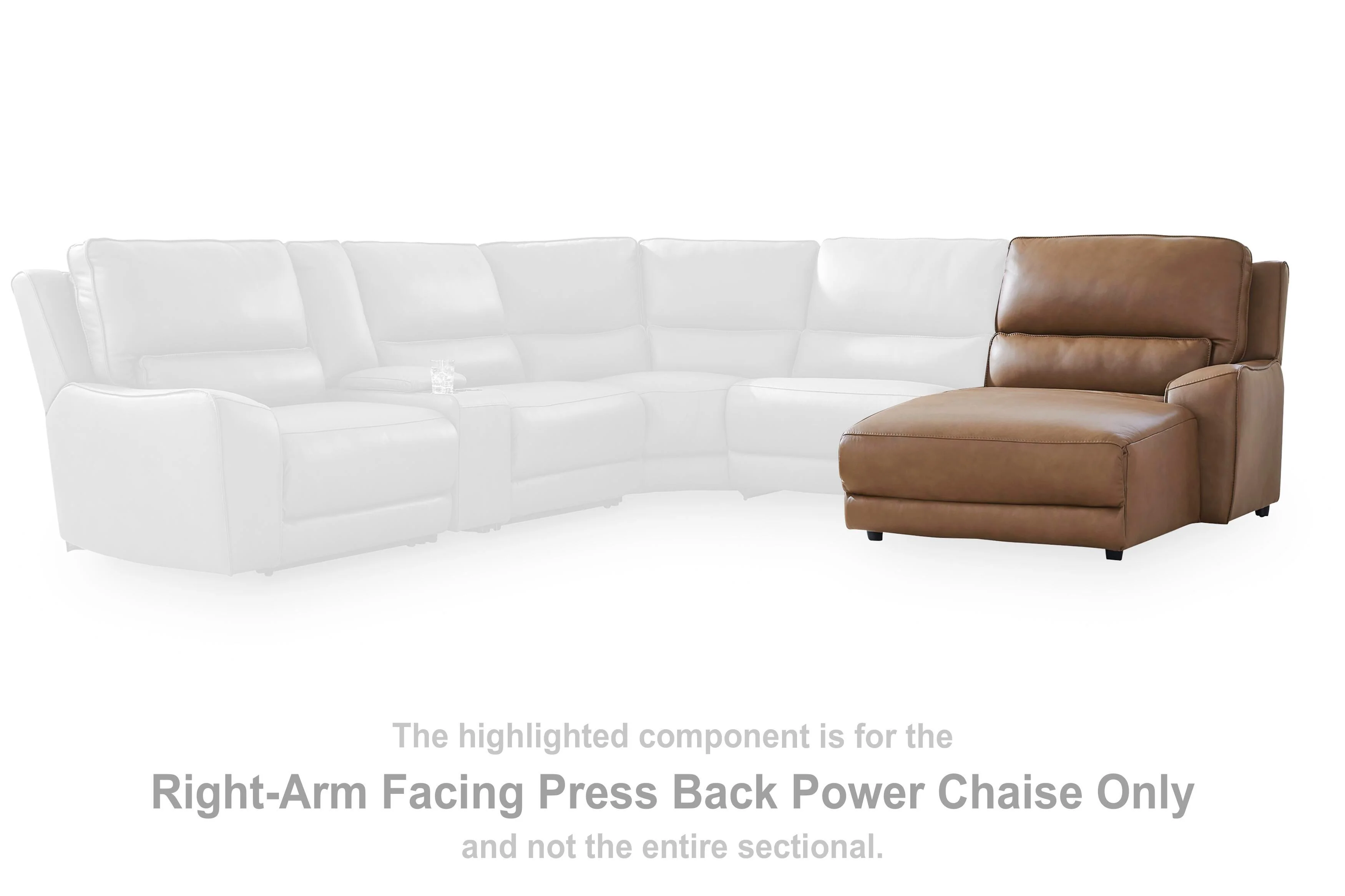 DeepWakes Power Reclining Sectional with Chaise - Image 25