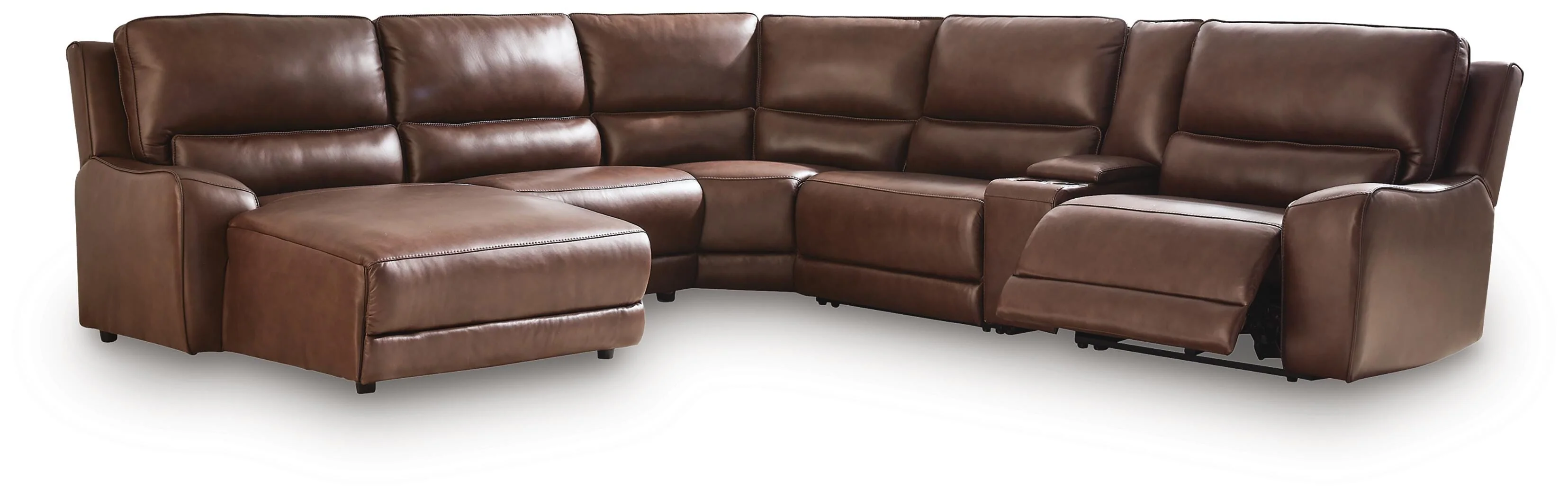 DeepWakes Power Reclining Sectional with Chaise - Image 86
