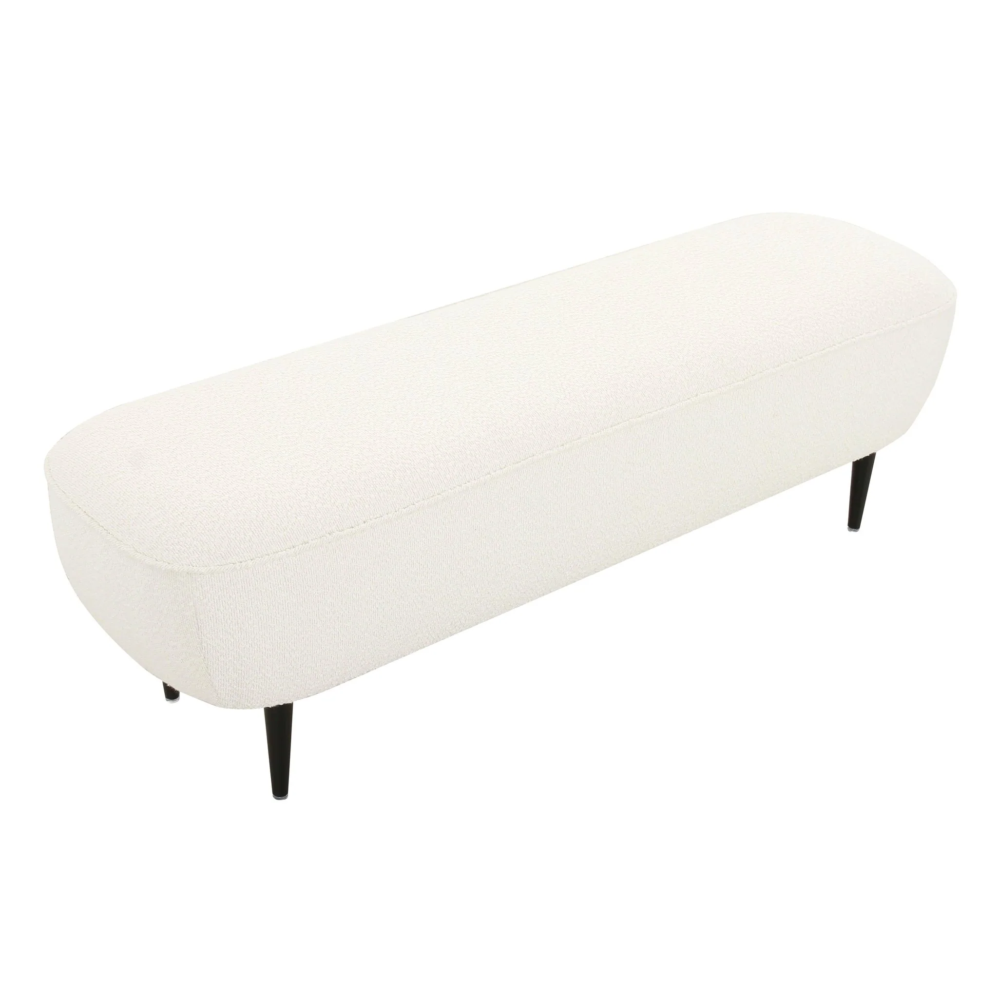 Denise Cream Boucle Bench - Image 5