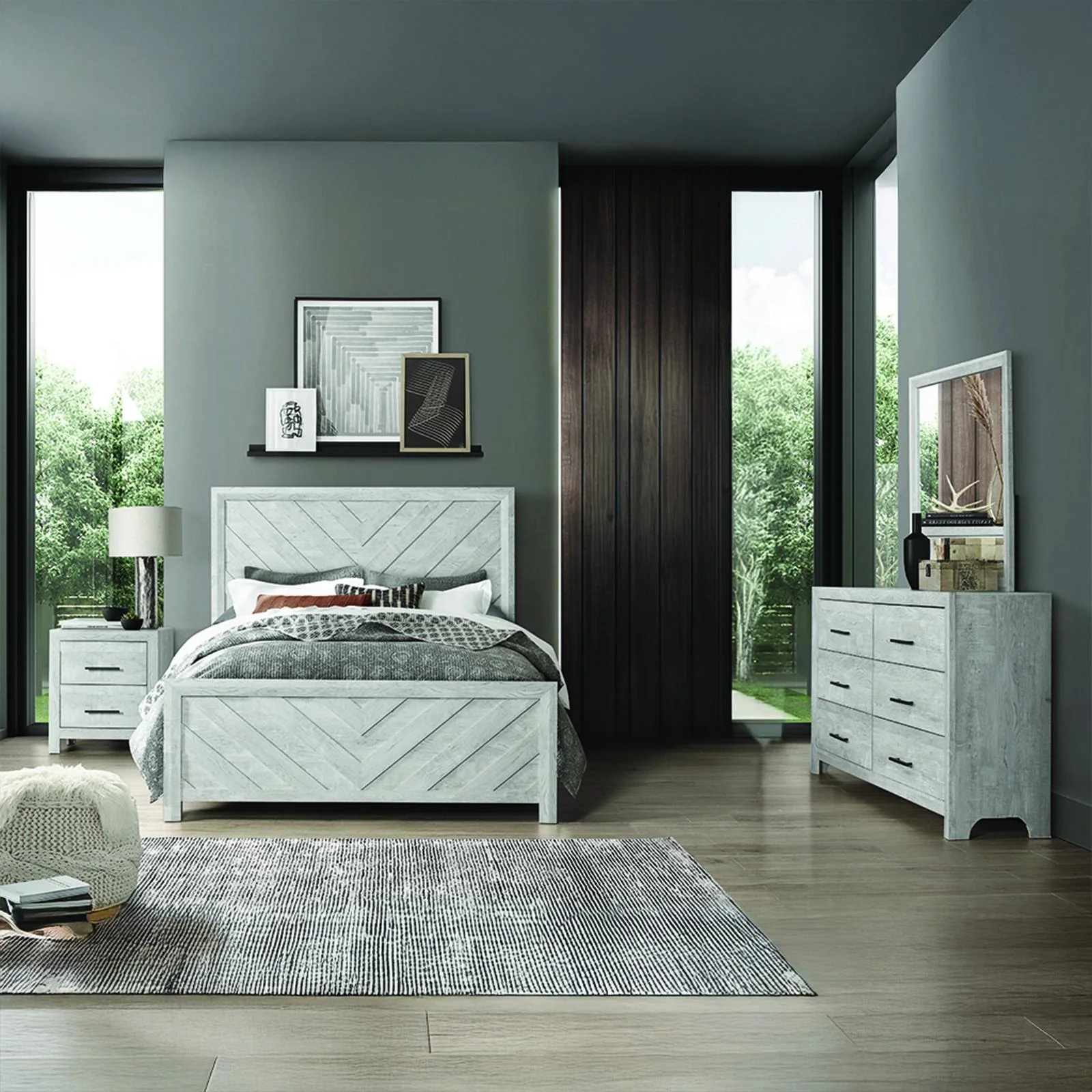 Denver Full 4 Pc Bedroom Set Rustic Natural - Image 18