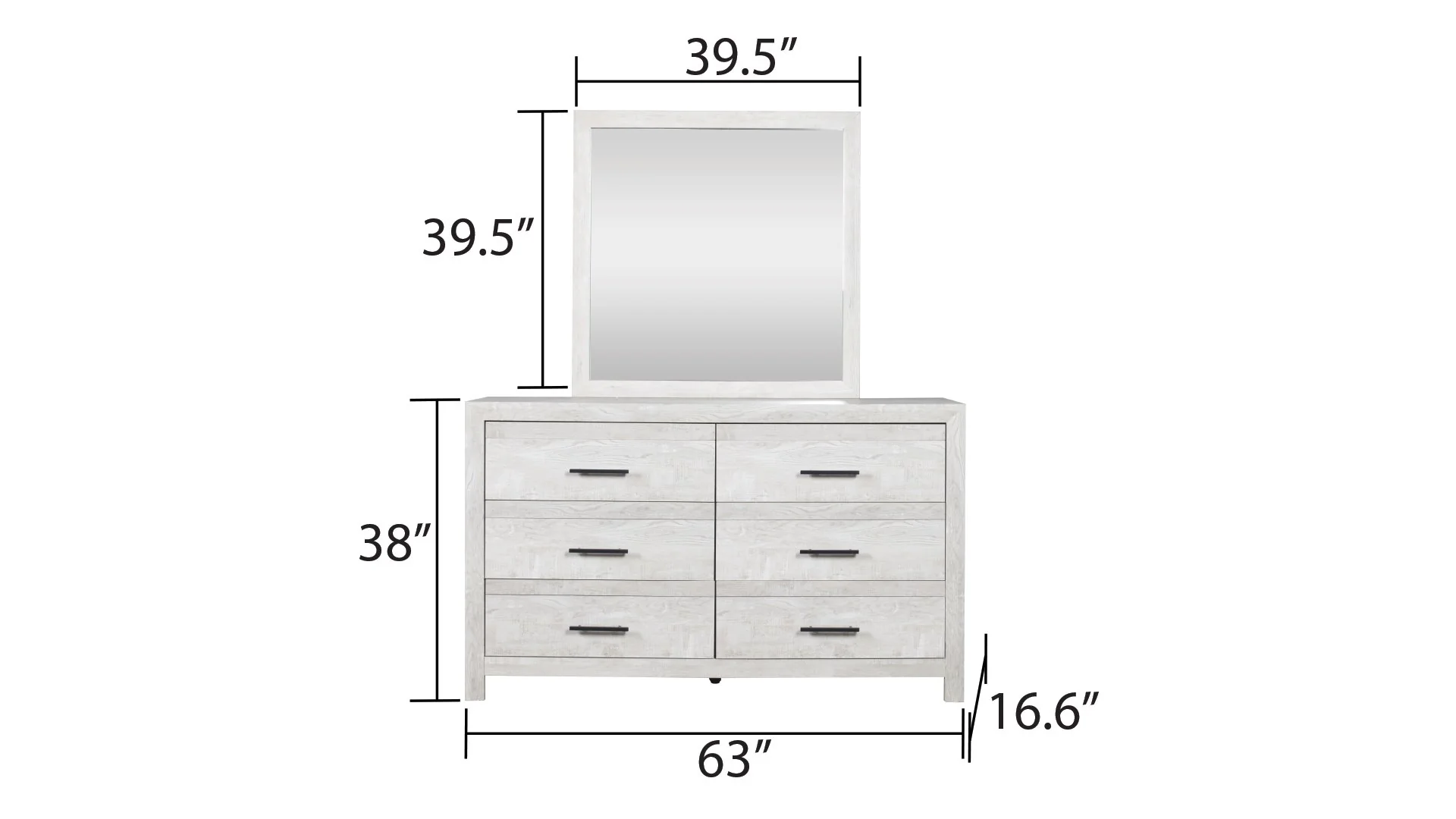 Denver Full 5 Pc Bedroom Set Rustic Natural - Image 8
