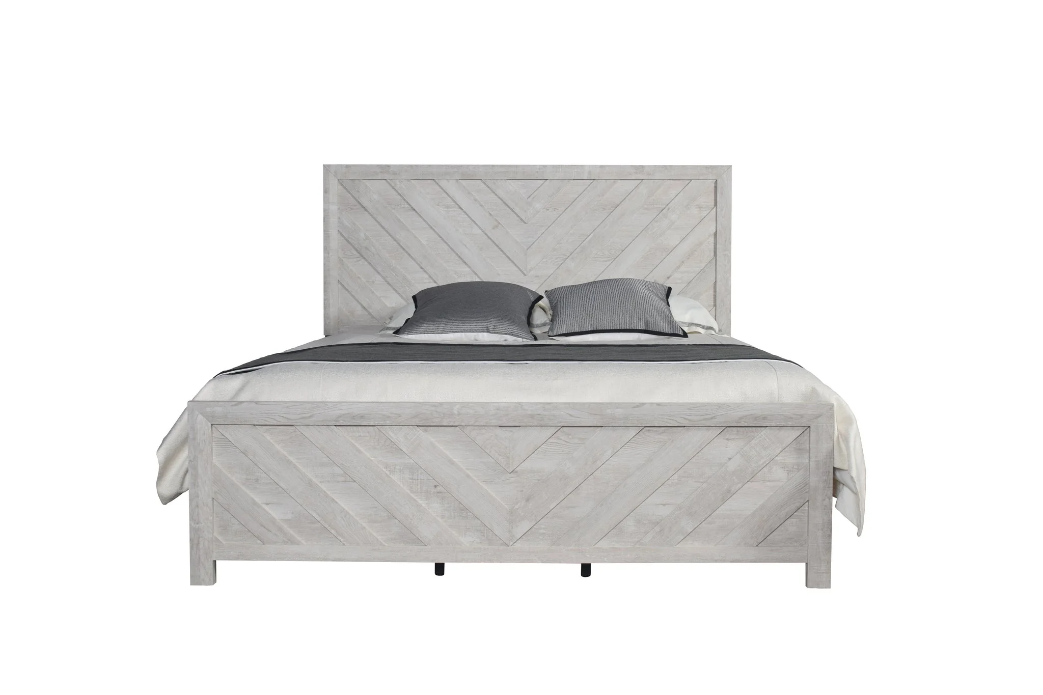 Denver King 4 Pc Bedroom Set Rustic Natural - Image 2
