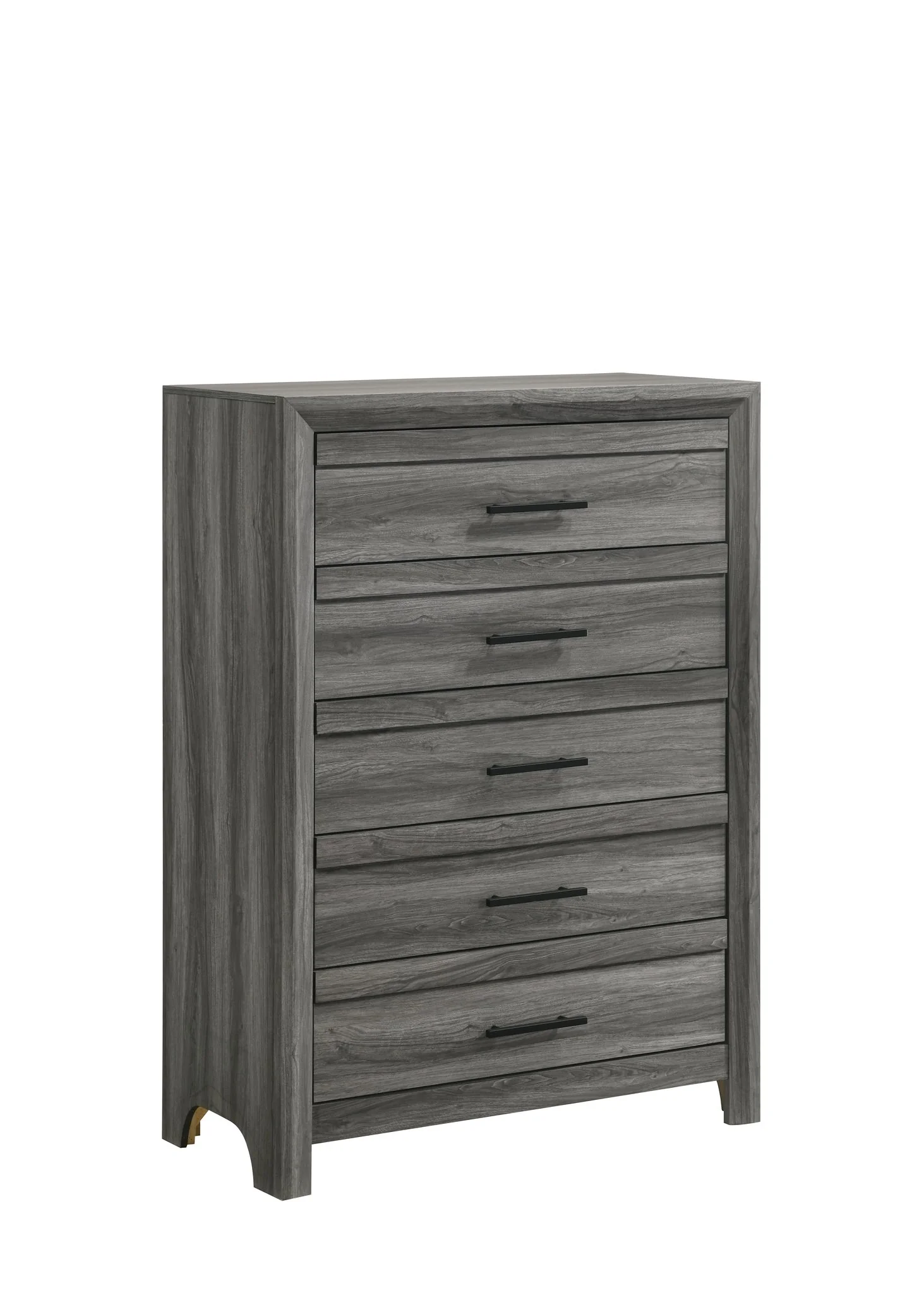 Denver King 5 Pc Bedroom Set Gray - Image 21