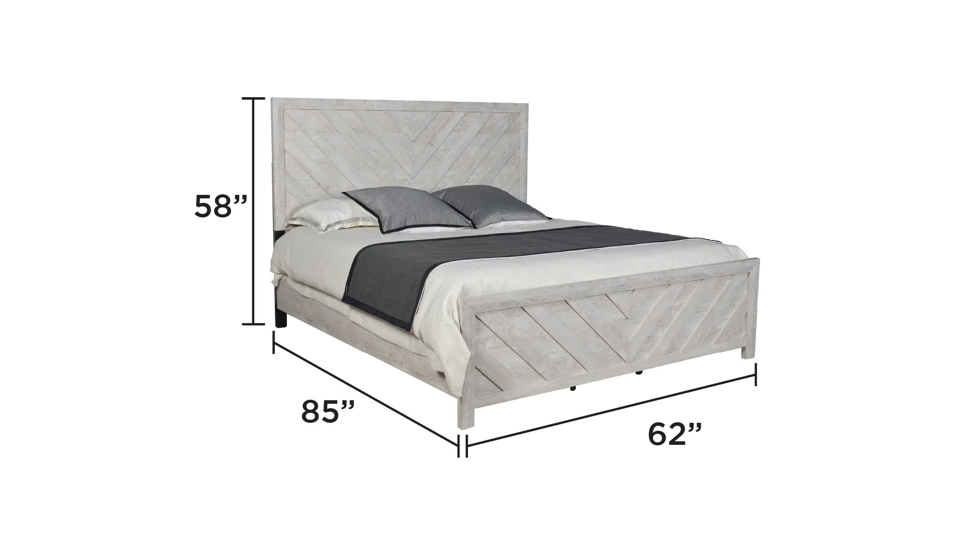 Denver Queen Bed Rustic Natural - Image 5