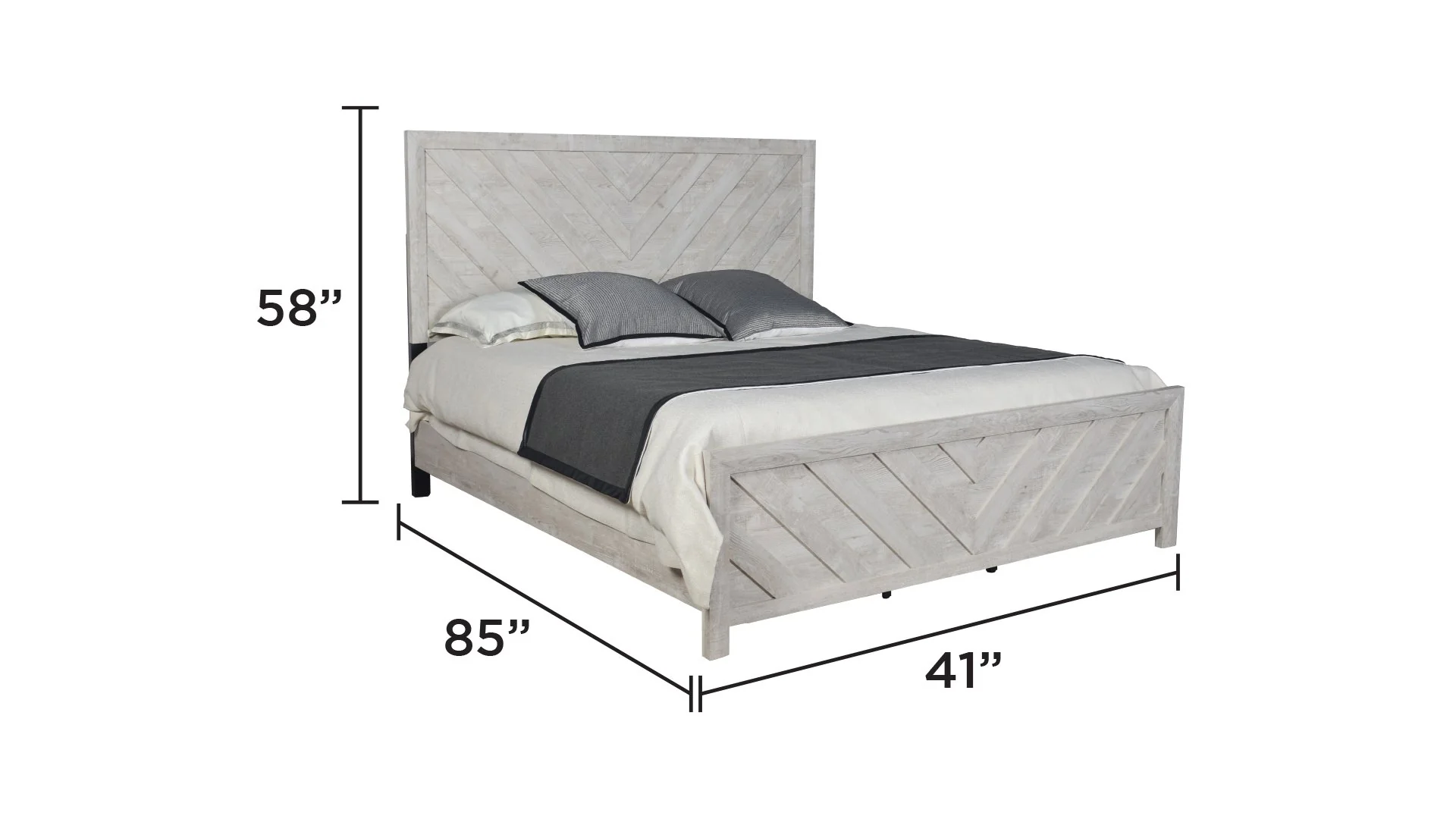 Denver Twin Bed Rustic Natural - Image 5