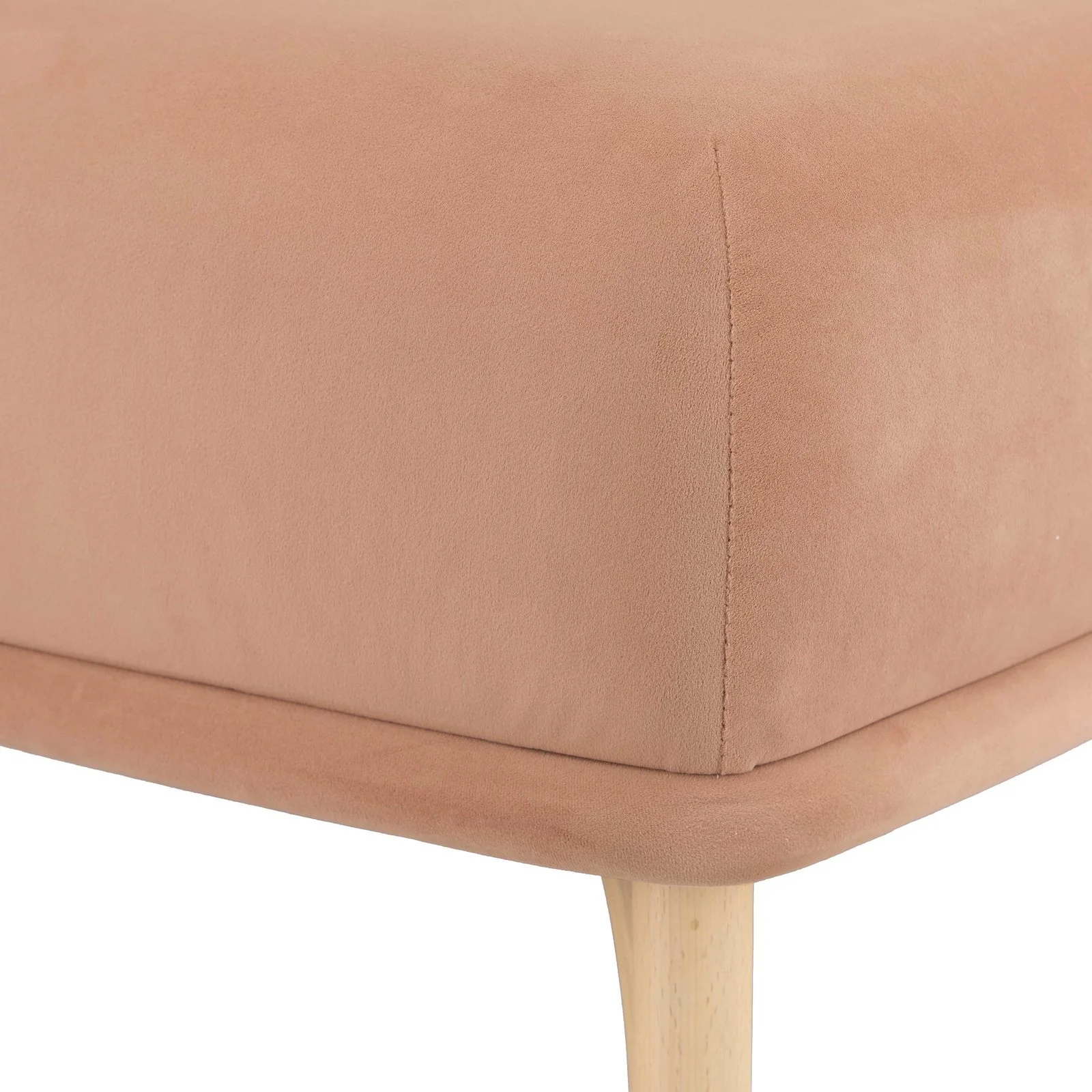 Desiree Mauve Velvet Ottoman - Image 4