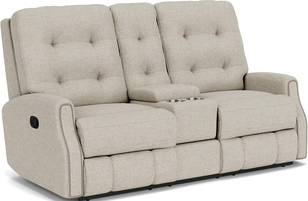 Devon 2881-601 Reclining Loveseat with Console - Image 2