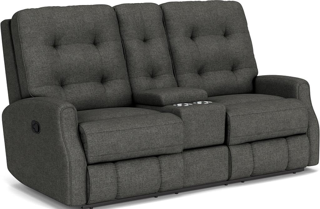 Devon 2882-601 Reclining Loveseat with Console - Image 2