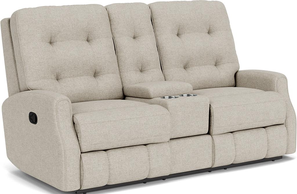 Devon 2882-601 Reclining Loveseat with Console - Image 3
