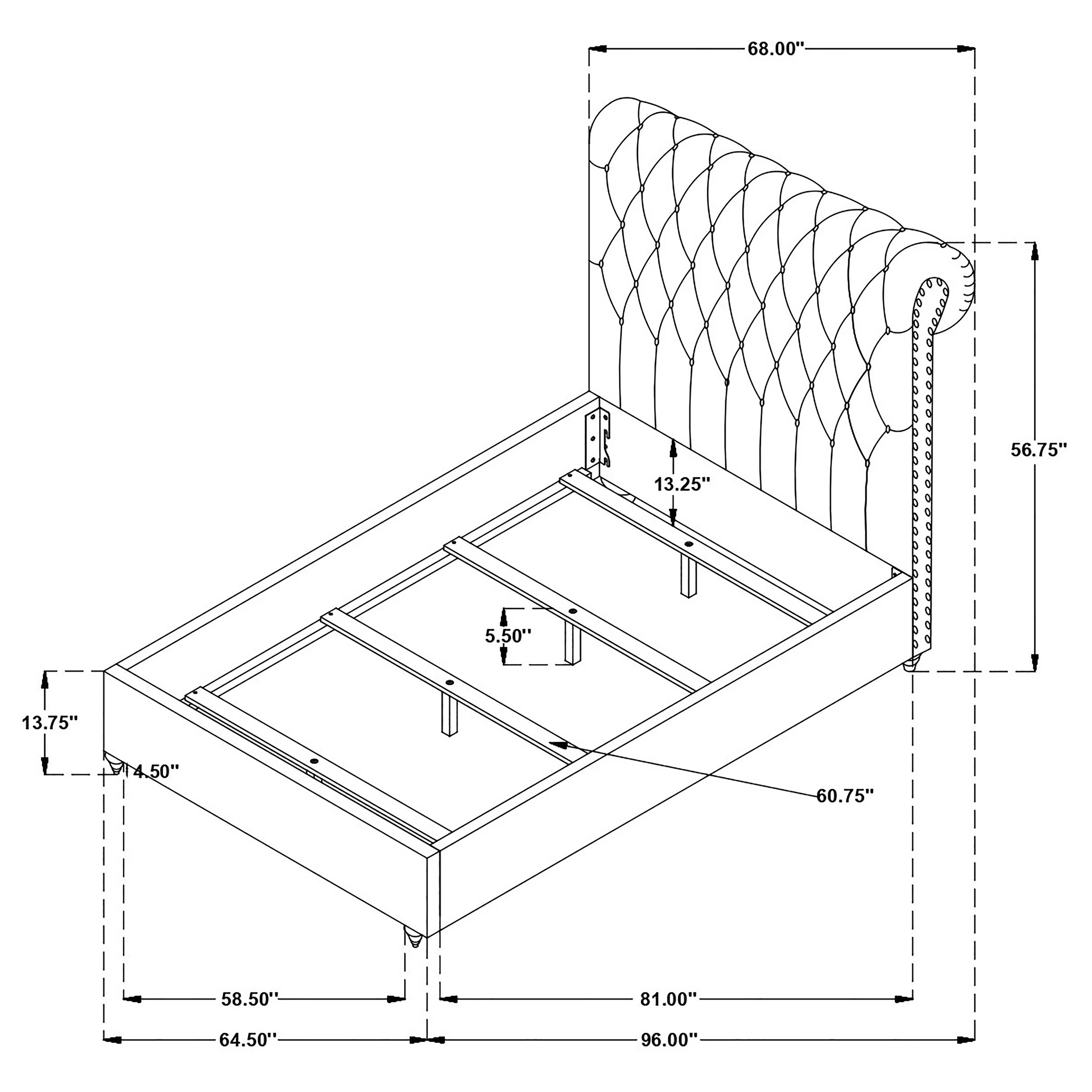 Devon Panel Bed - Image 5