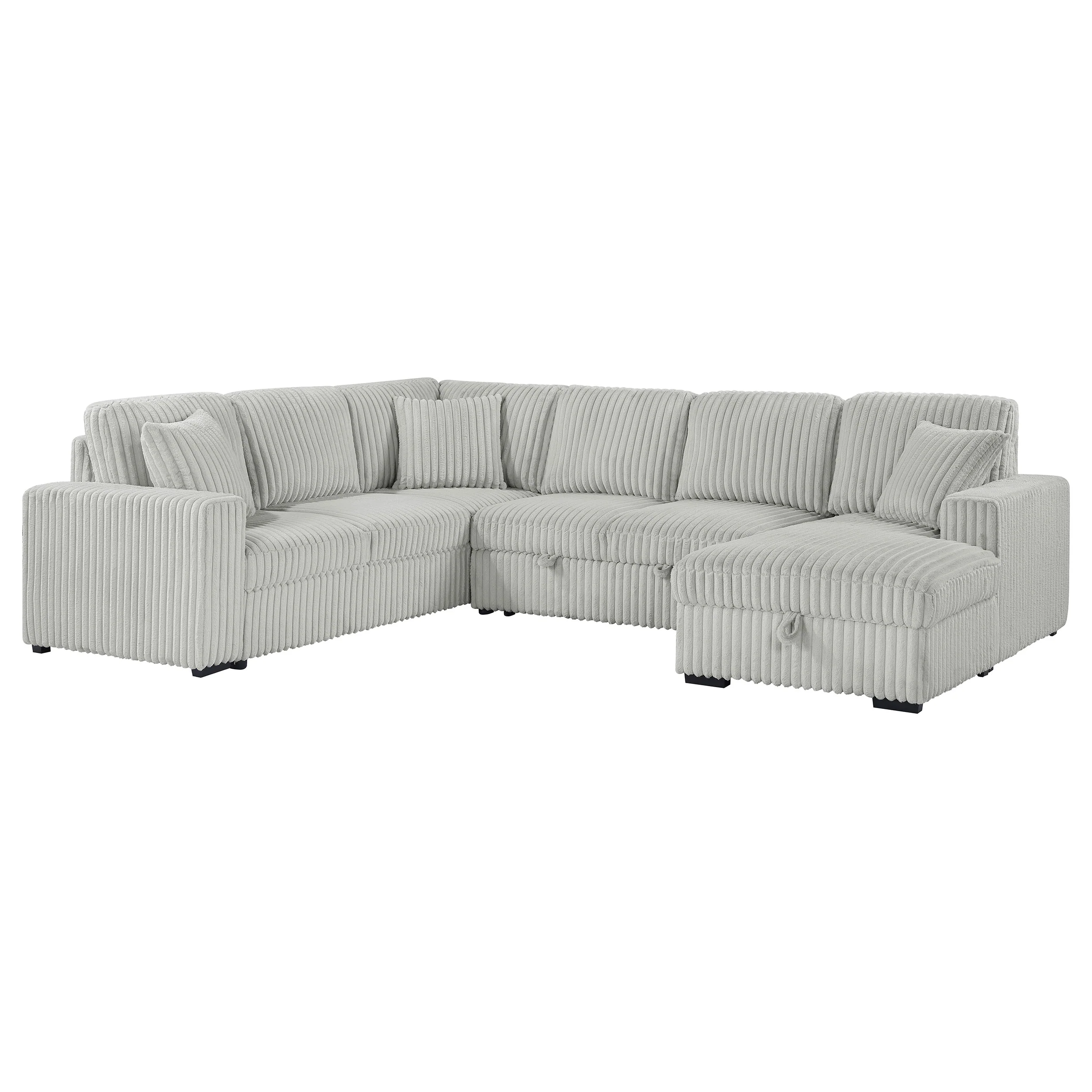 Devonshire Pull-Out Sleeper Sectional Sofa - Image 19