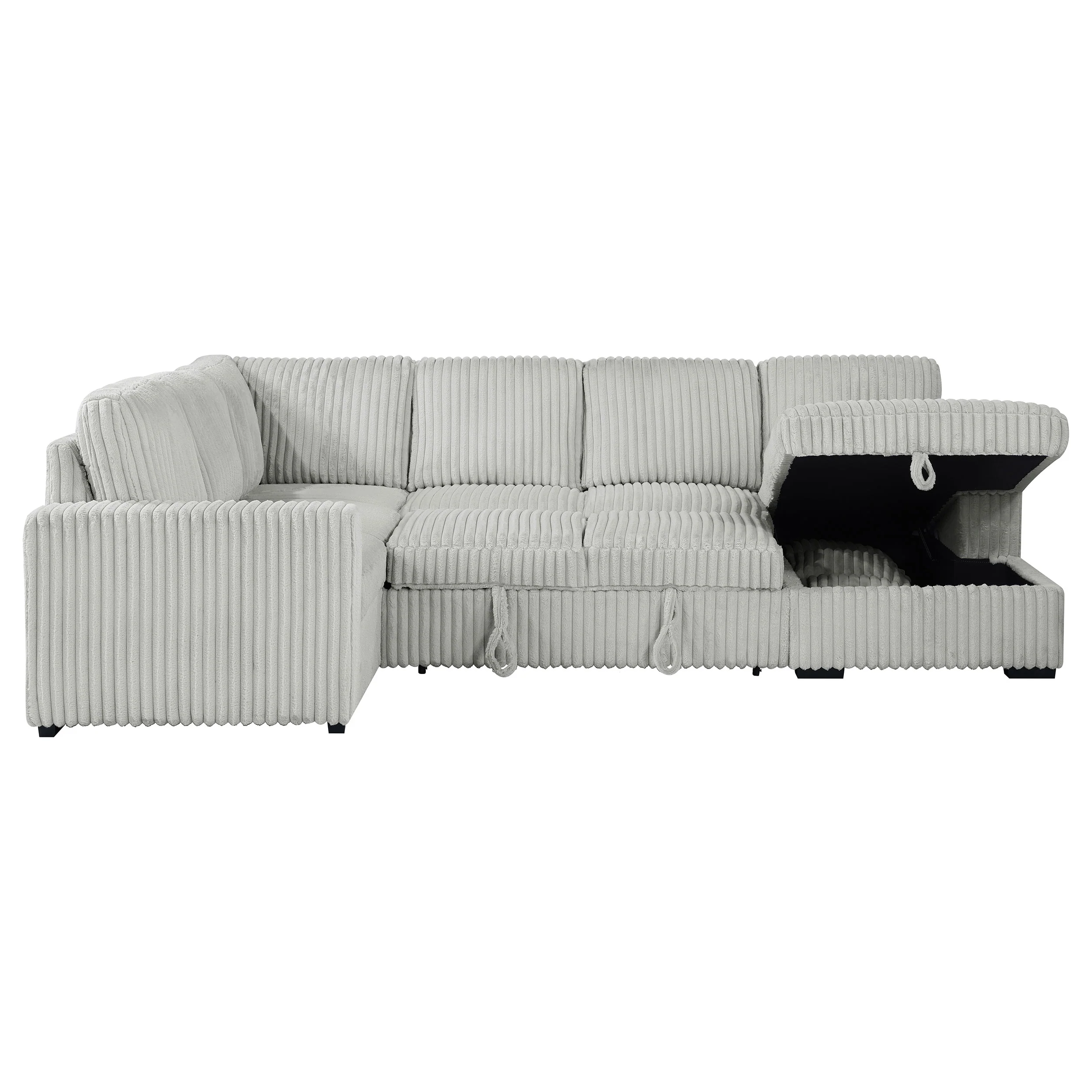 Devonshire Pull-Out Sleeper Sectional Sofa - Image 29