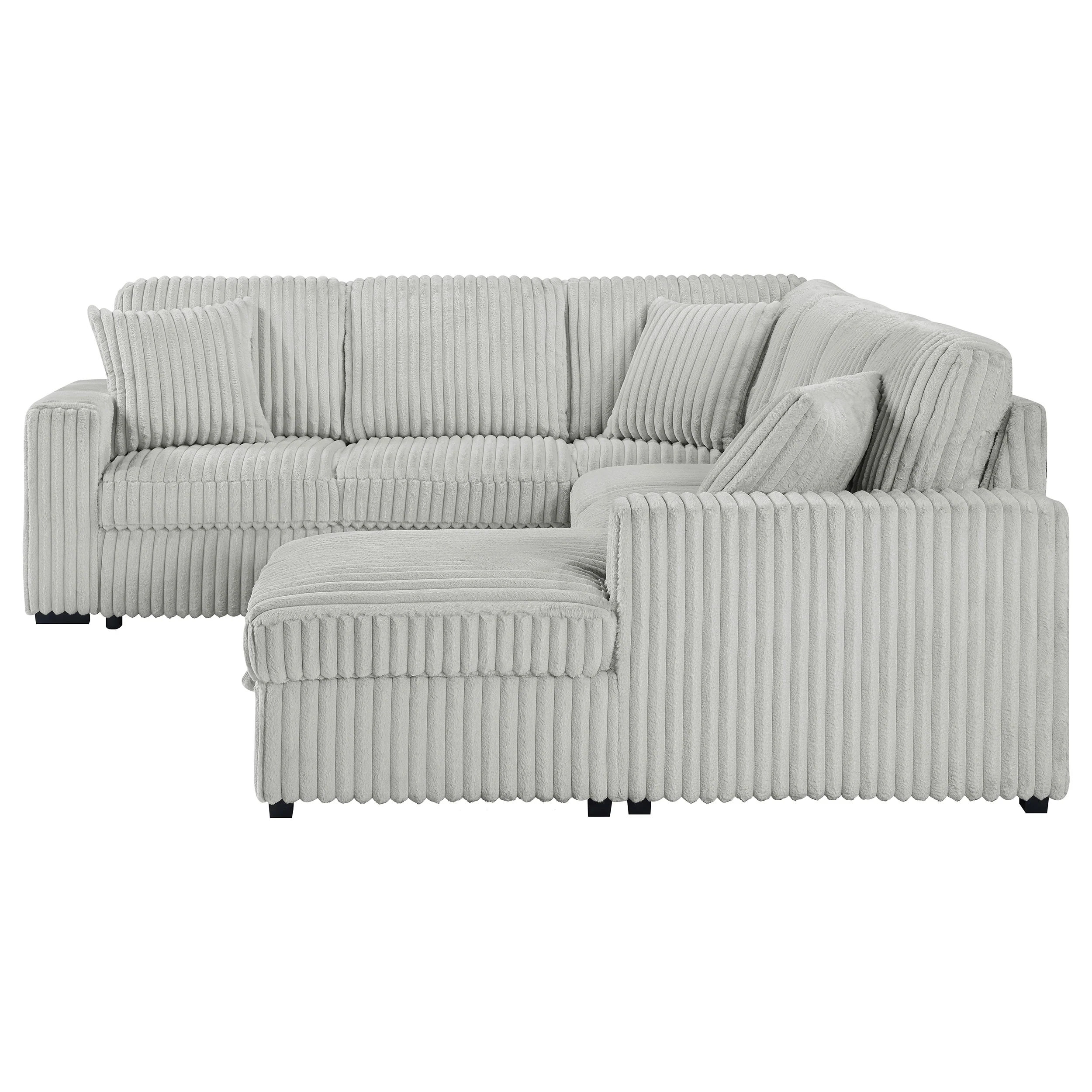 Devonshire Pull-Out Sleeper Sectional Sofa - Image 30