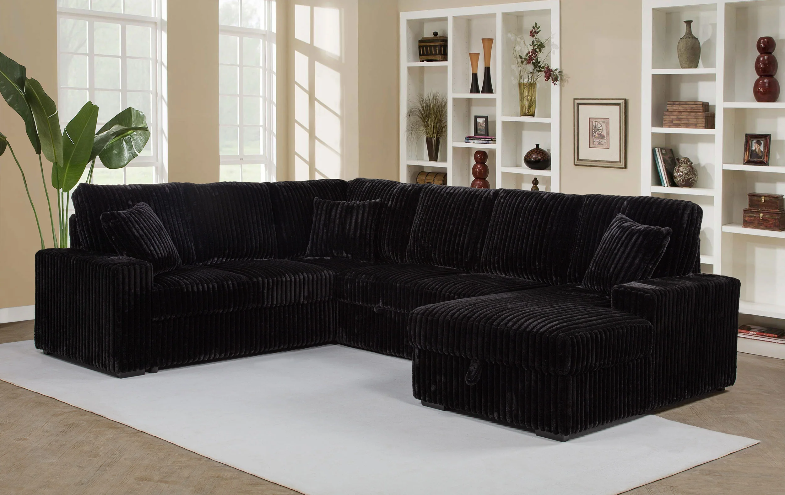 Devonshire Pull-Out Sleeper Sectional Sofa - Image 38