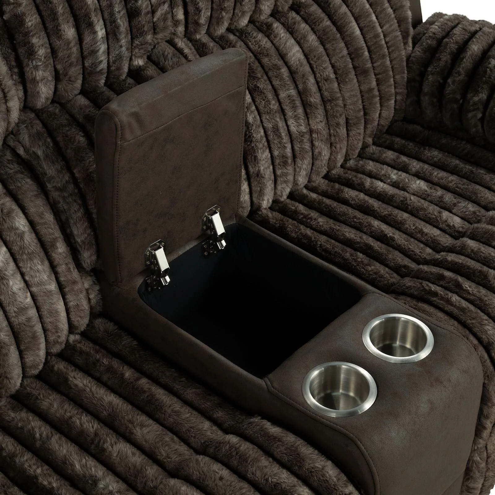 Dionysus Manual Reclining Sofa w/ USB & LED - Image 8