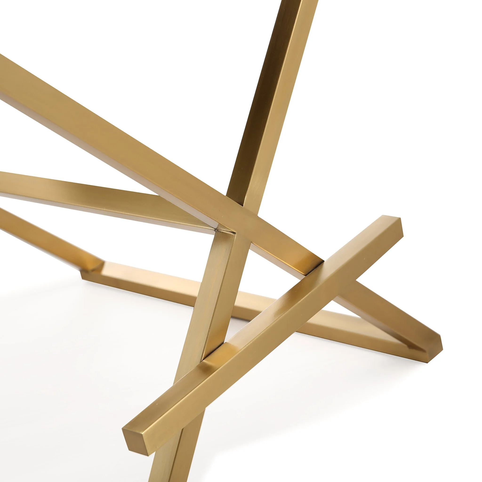 Director Black Performance Vegan Leather and Gold Steel Counter Stool - Image 8
