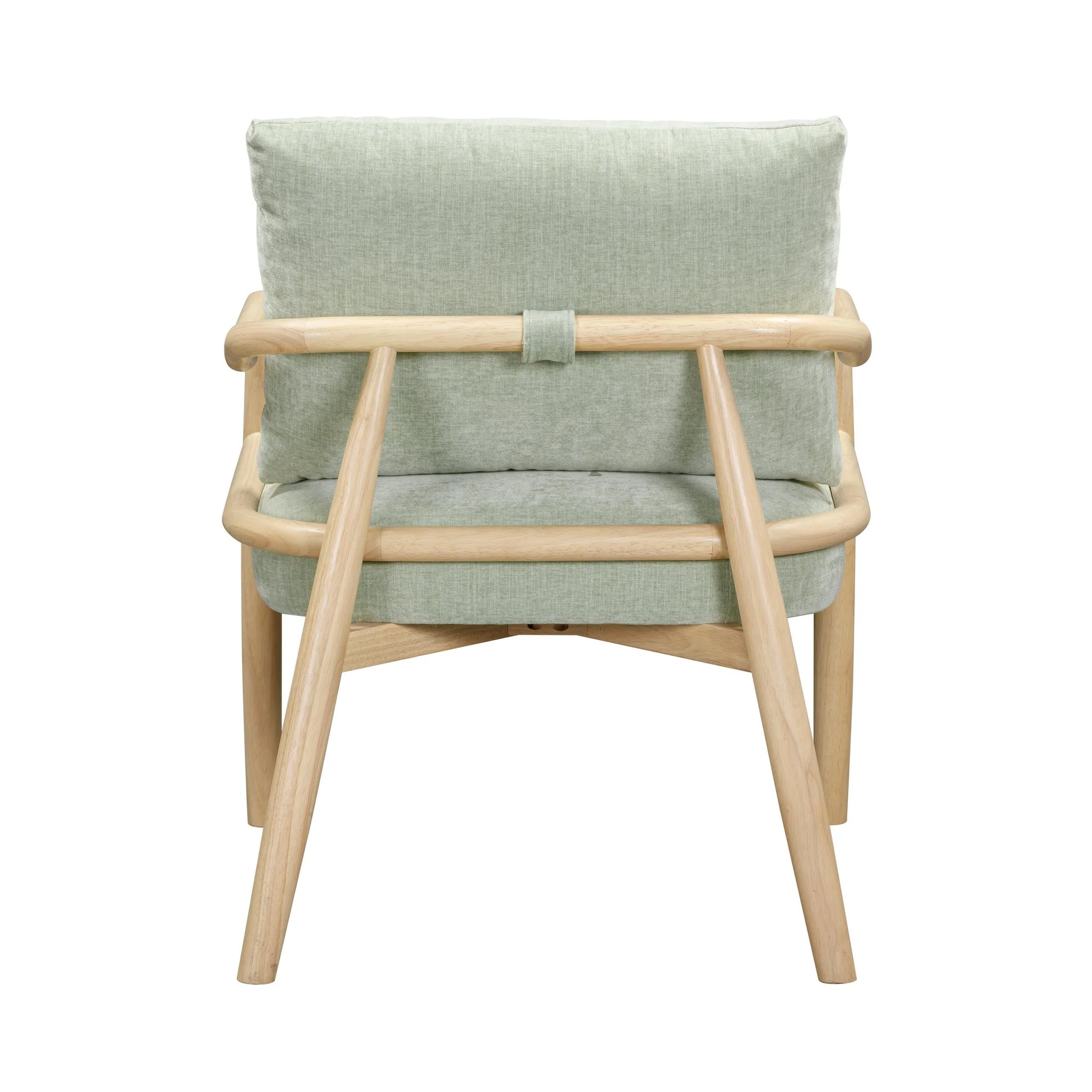Dixie Mint Green Chenille Velvet Accent Chair - Image 5