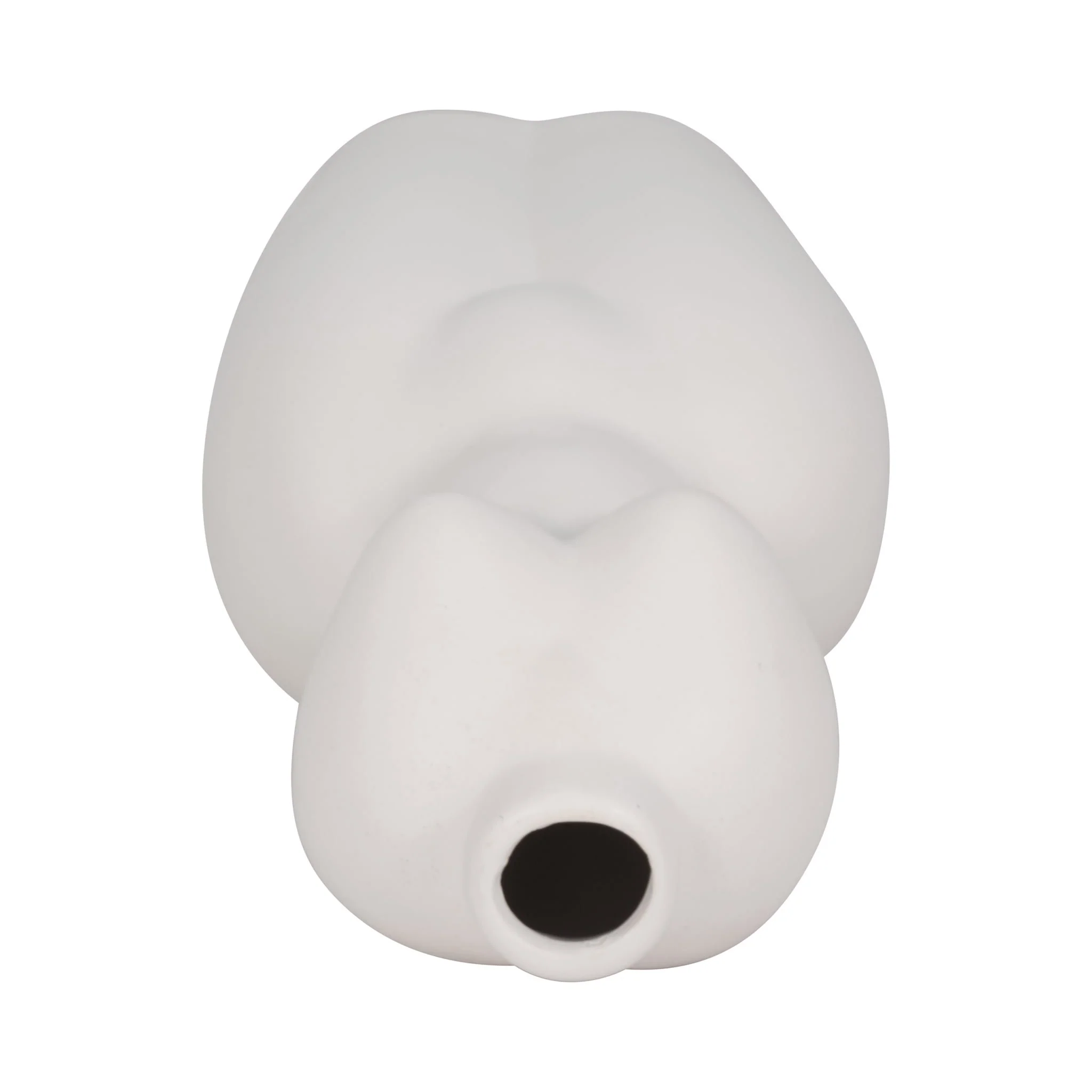 Dol, 12"h Torso Vase, White - Image 7
