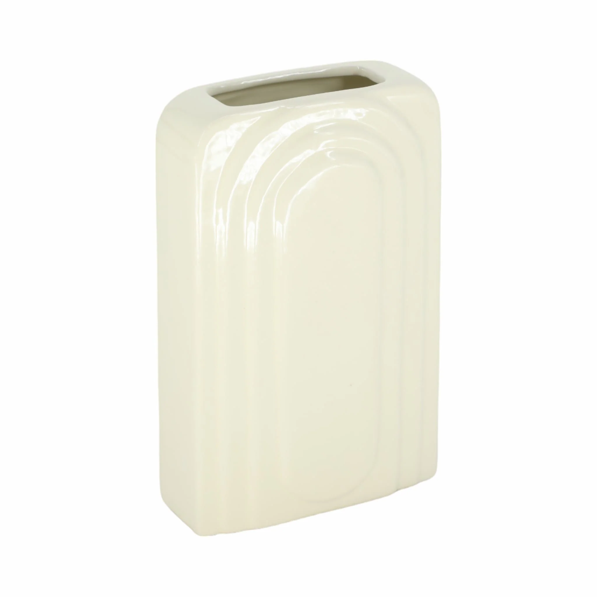 Dol, 7" Rectangular Vase, Cotton - Image 3